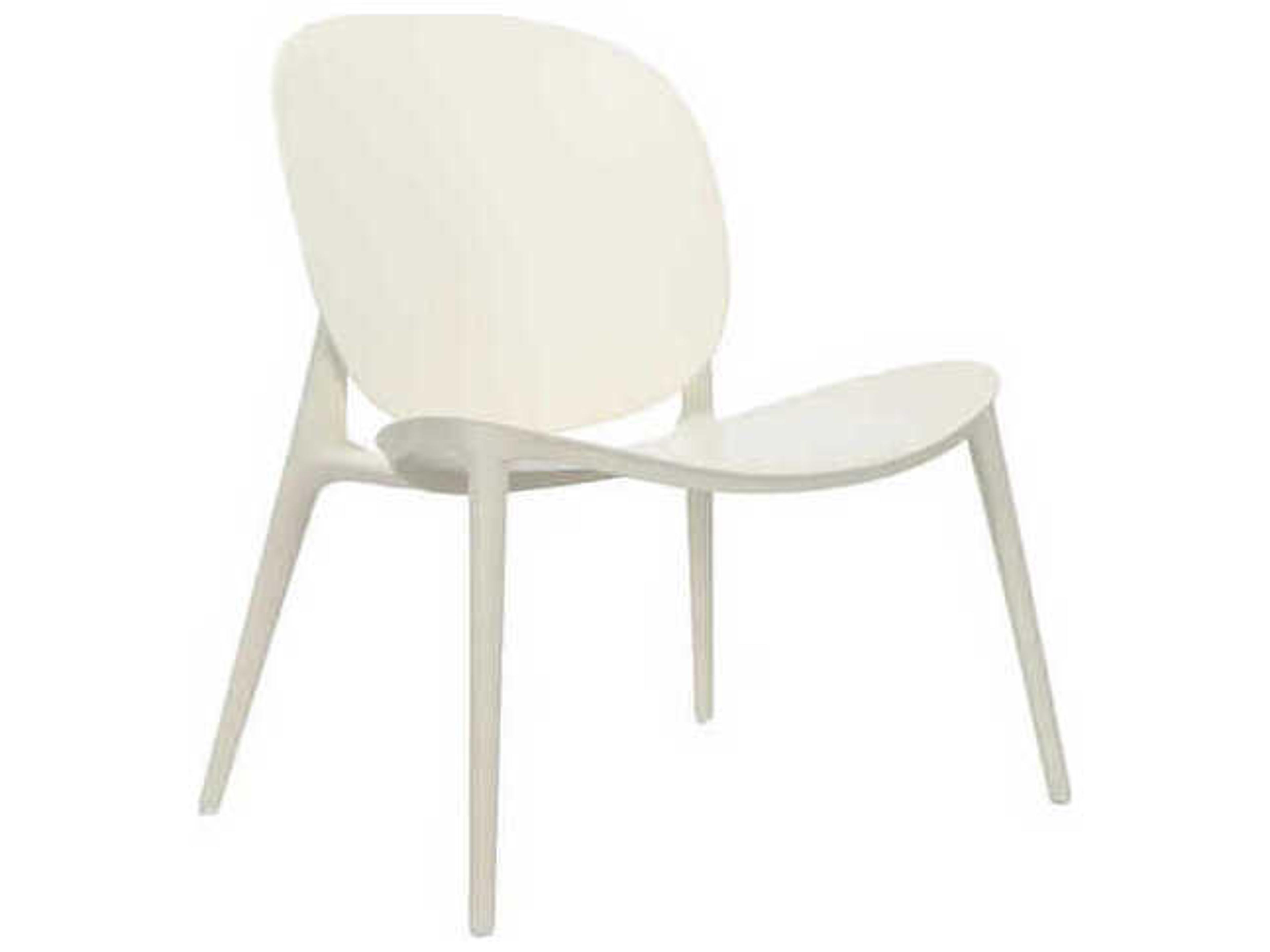 Kartell Be Bop Bop Indoor-Outdoor Low Accent Chair in White