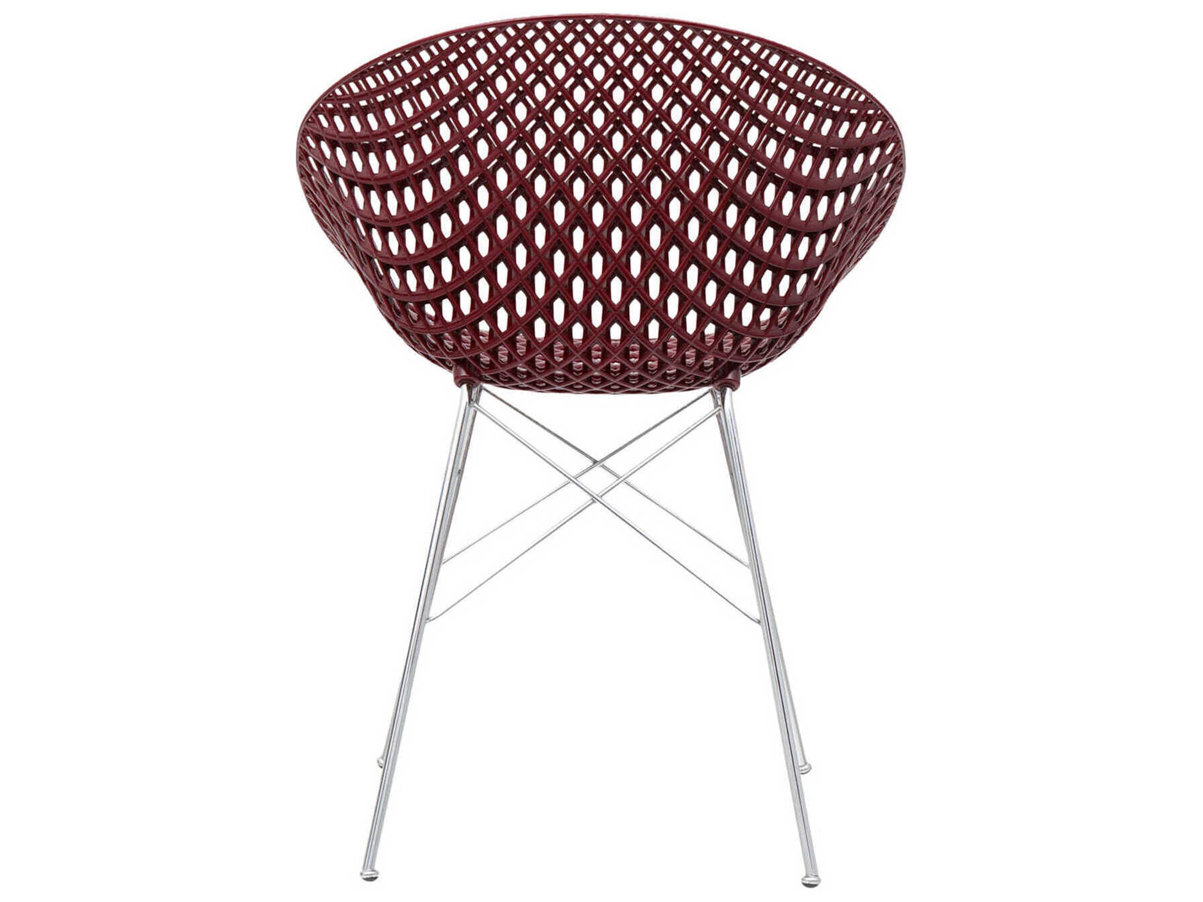 Kartell Smatrik Purple Arm Dining Chair  (Sold in 2)