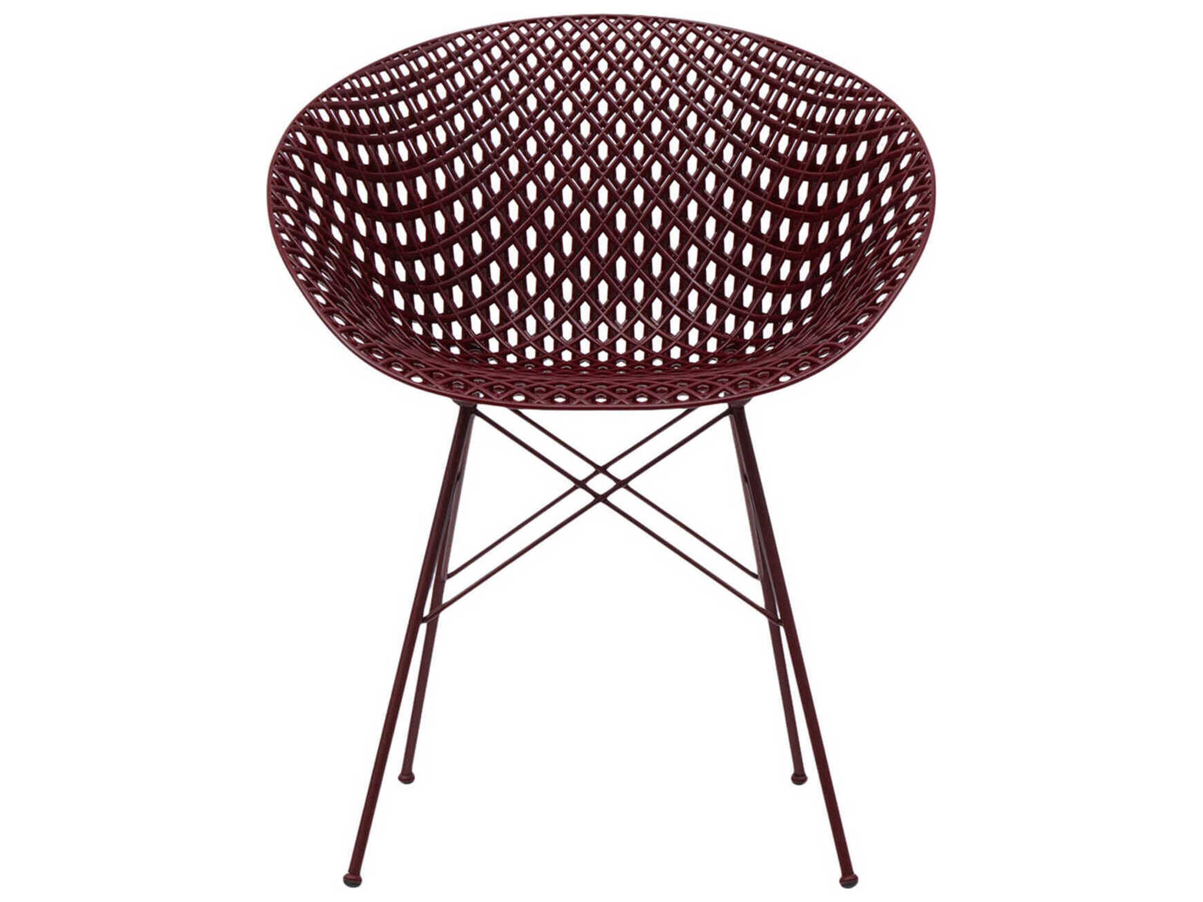 Kartell Smatrik Purple Arm Dining Chair  (Sold in 2)