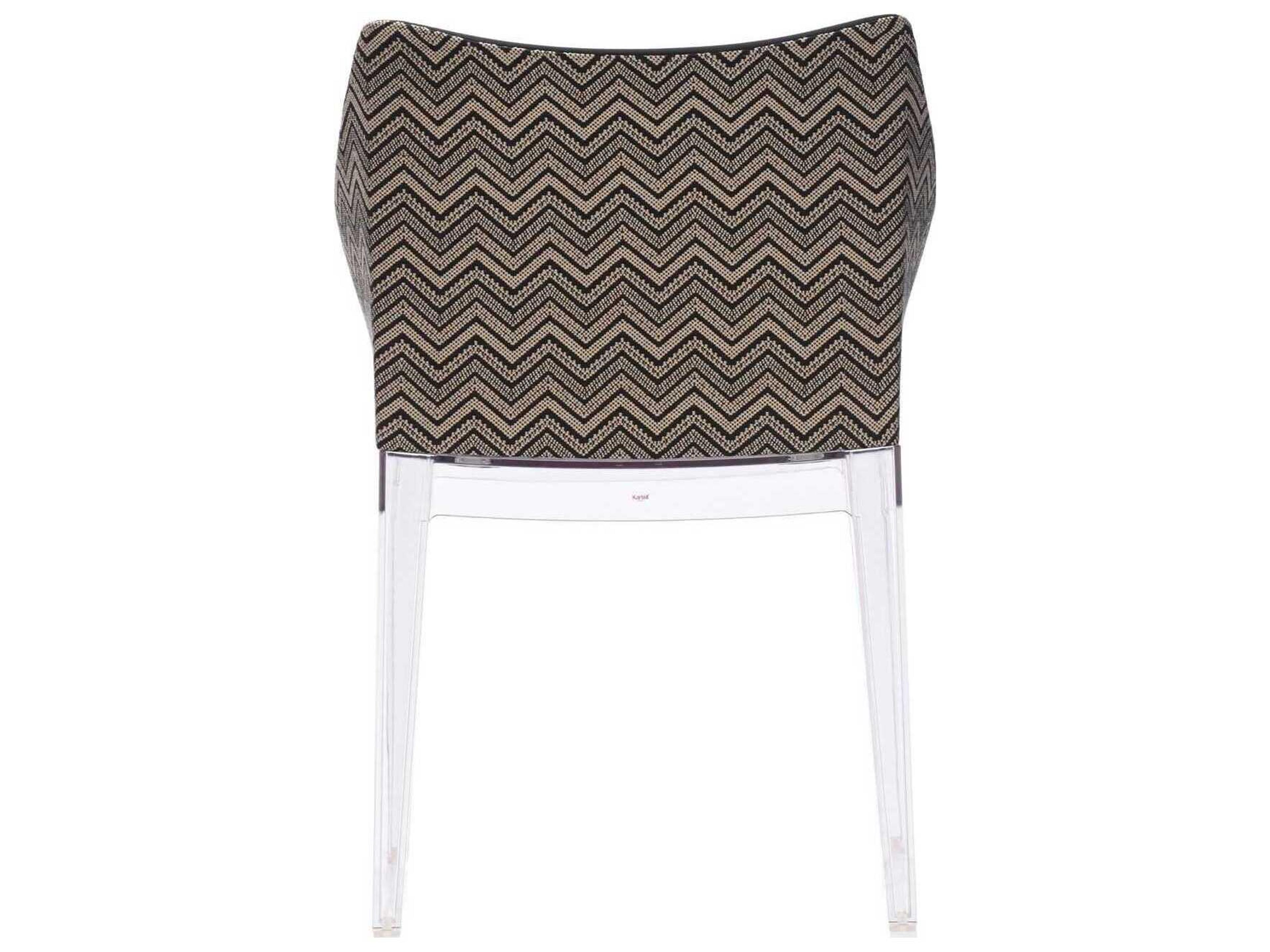Kartell Madame Beige Upholstered Arm Dining Chair
