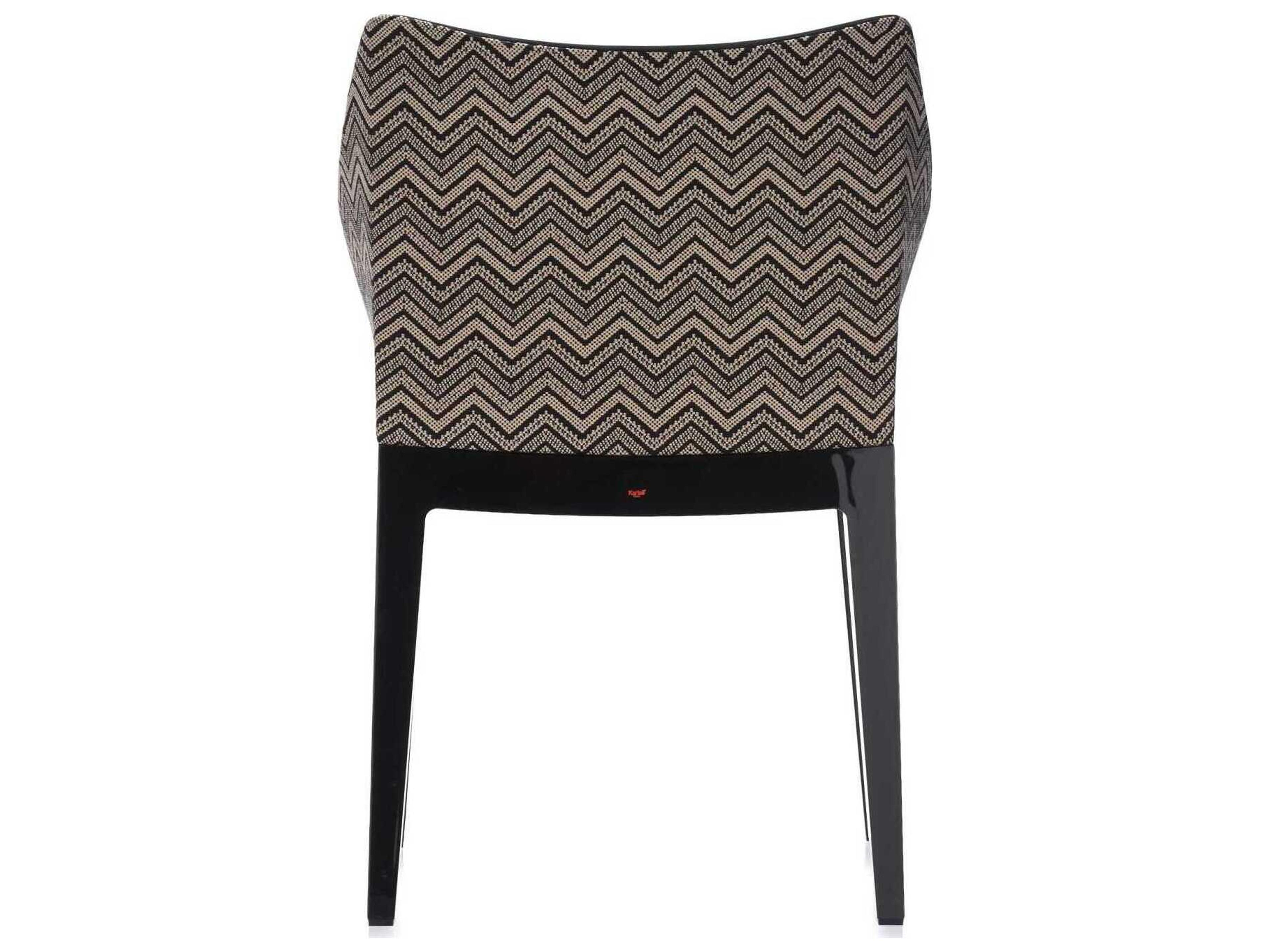 Kartell Madame Beige Upholstered Arm Dining Chair