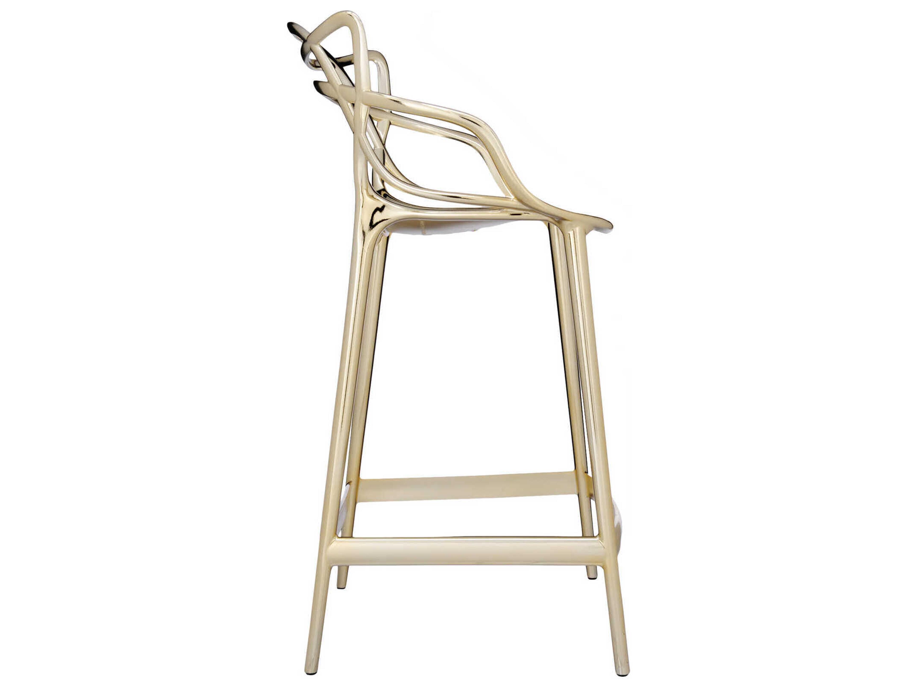 Kartell Masters Metallic Gold Counter Stool