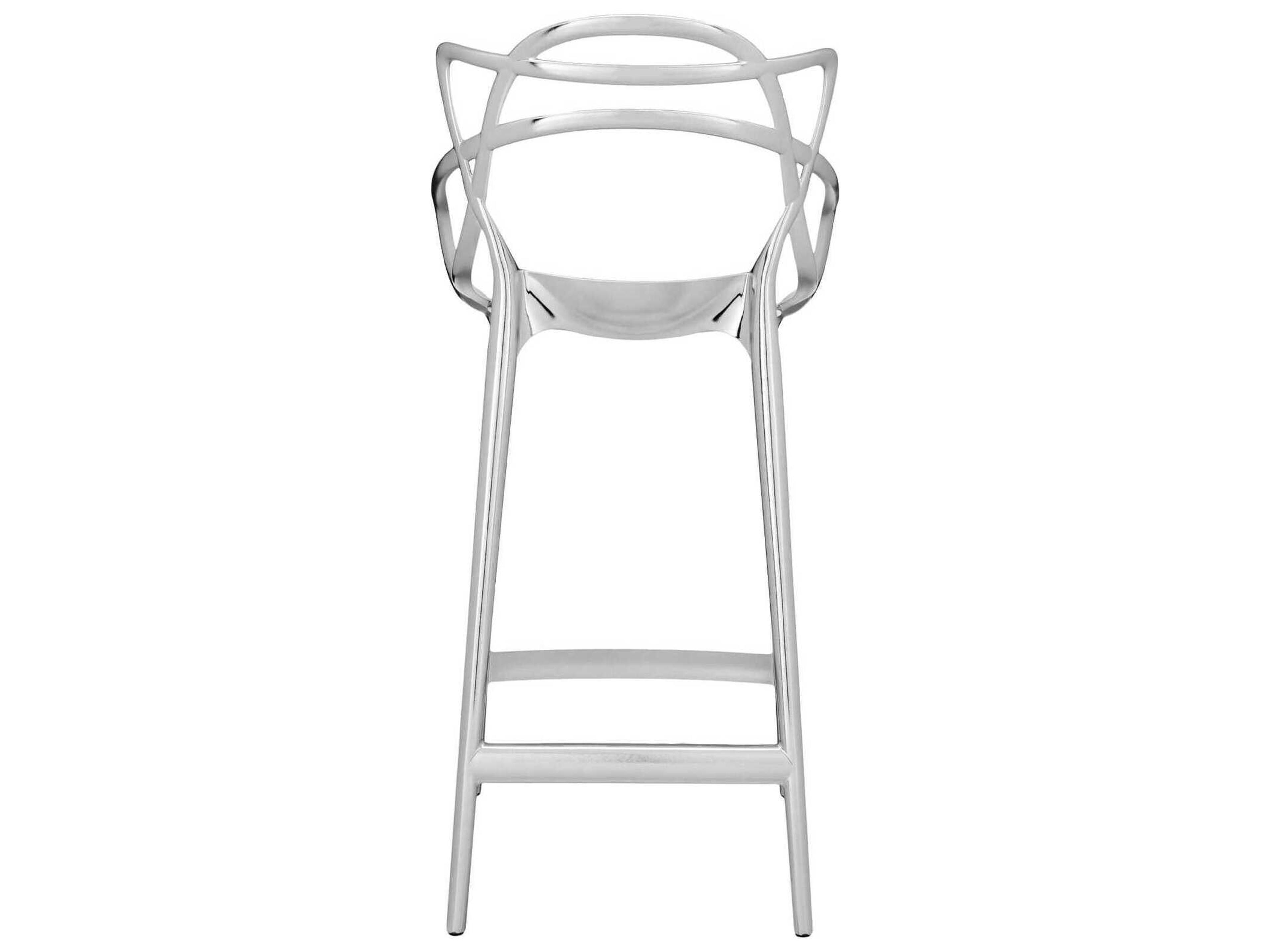 Kartell Masters Metallic Chrome Counter Stool