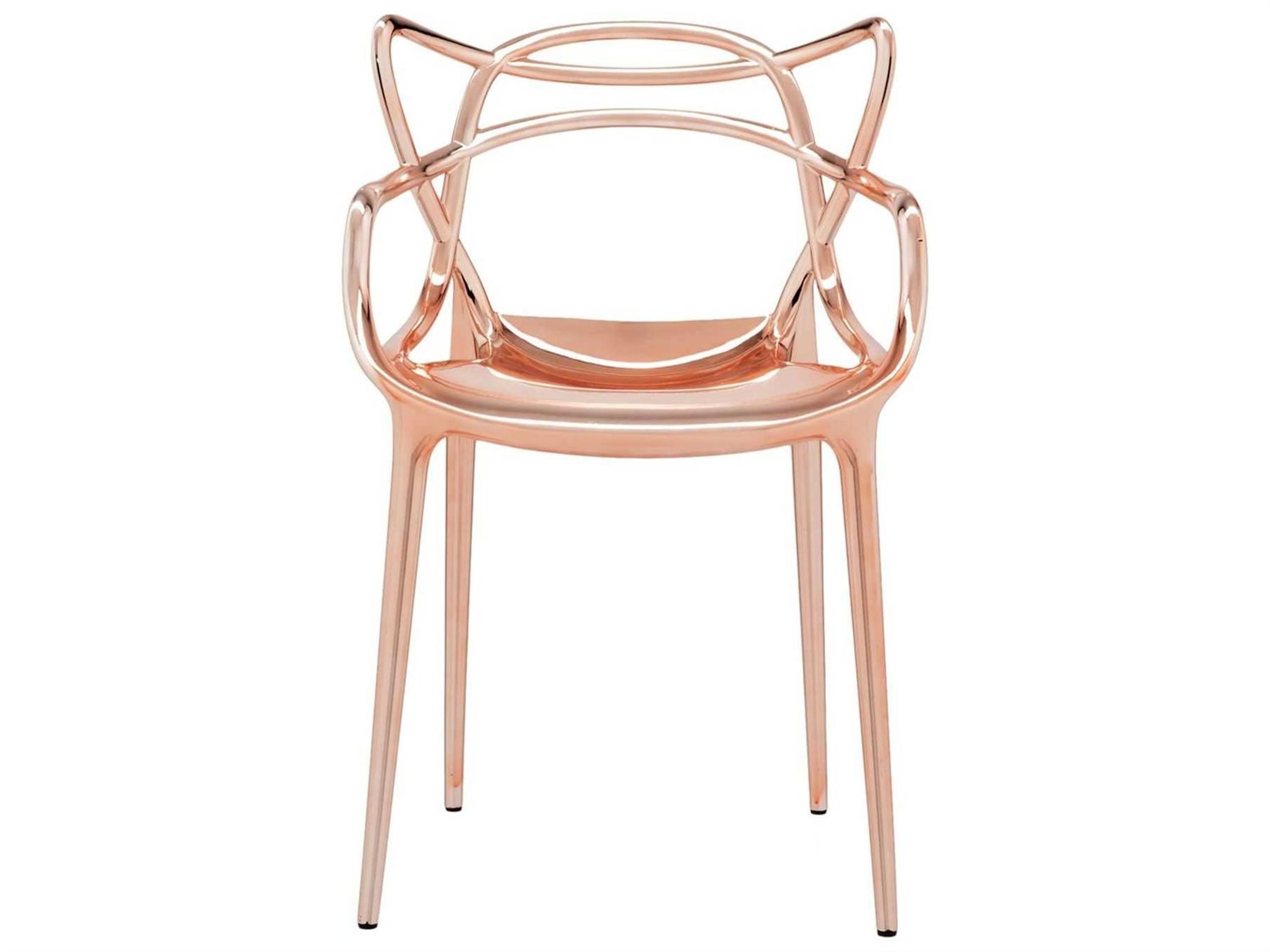 Kartell Masters Brown Arm Dining Chair  (Sold in 2)