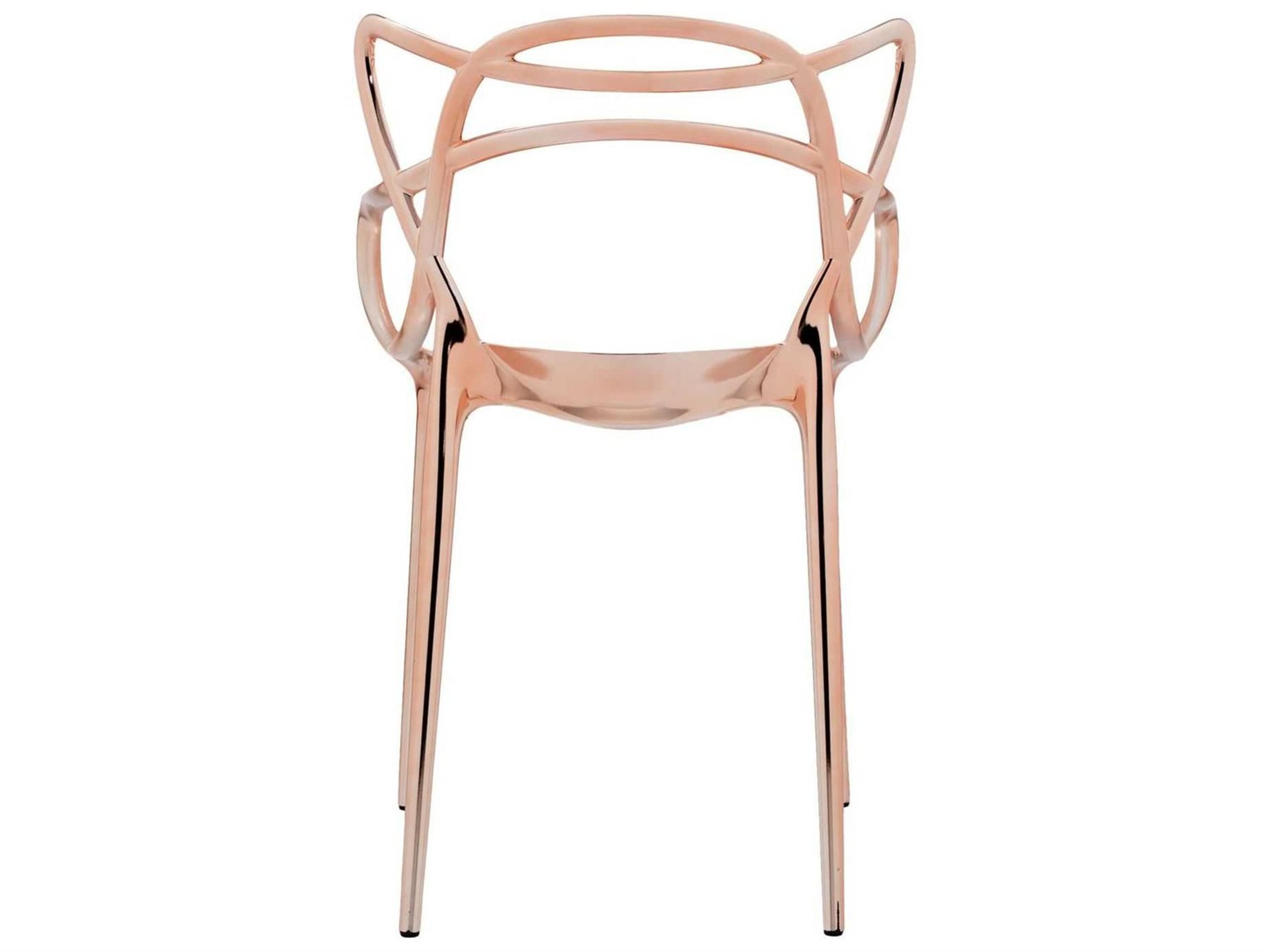 Kartell Masters Brown Arm Dining Chair  (Sold in 2)