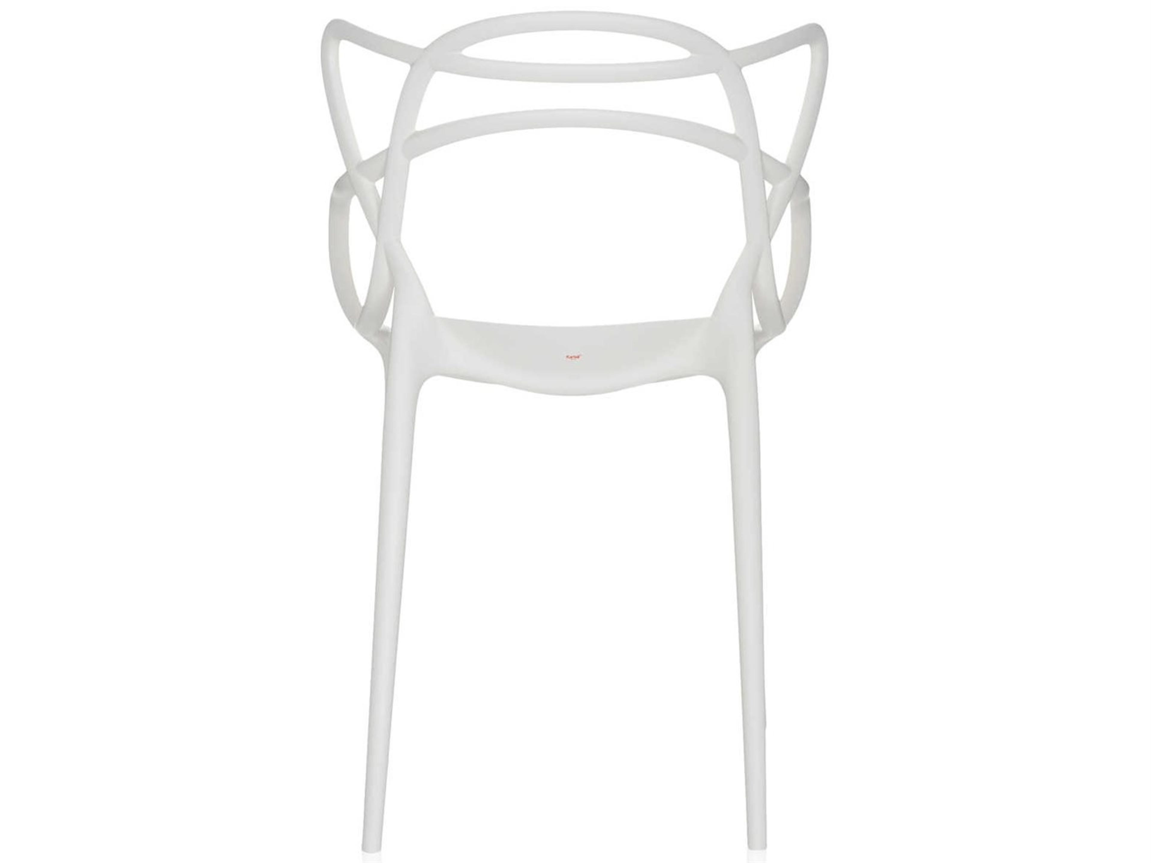 Kartell Masters White Arm Dining Chair  (Sold in 2)