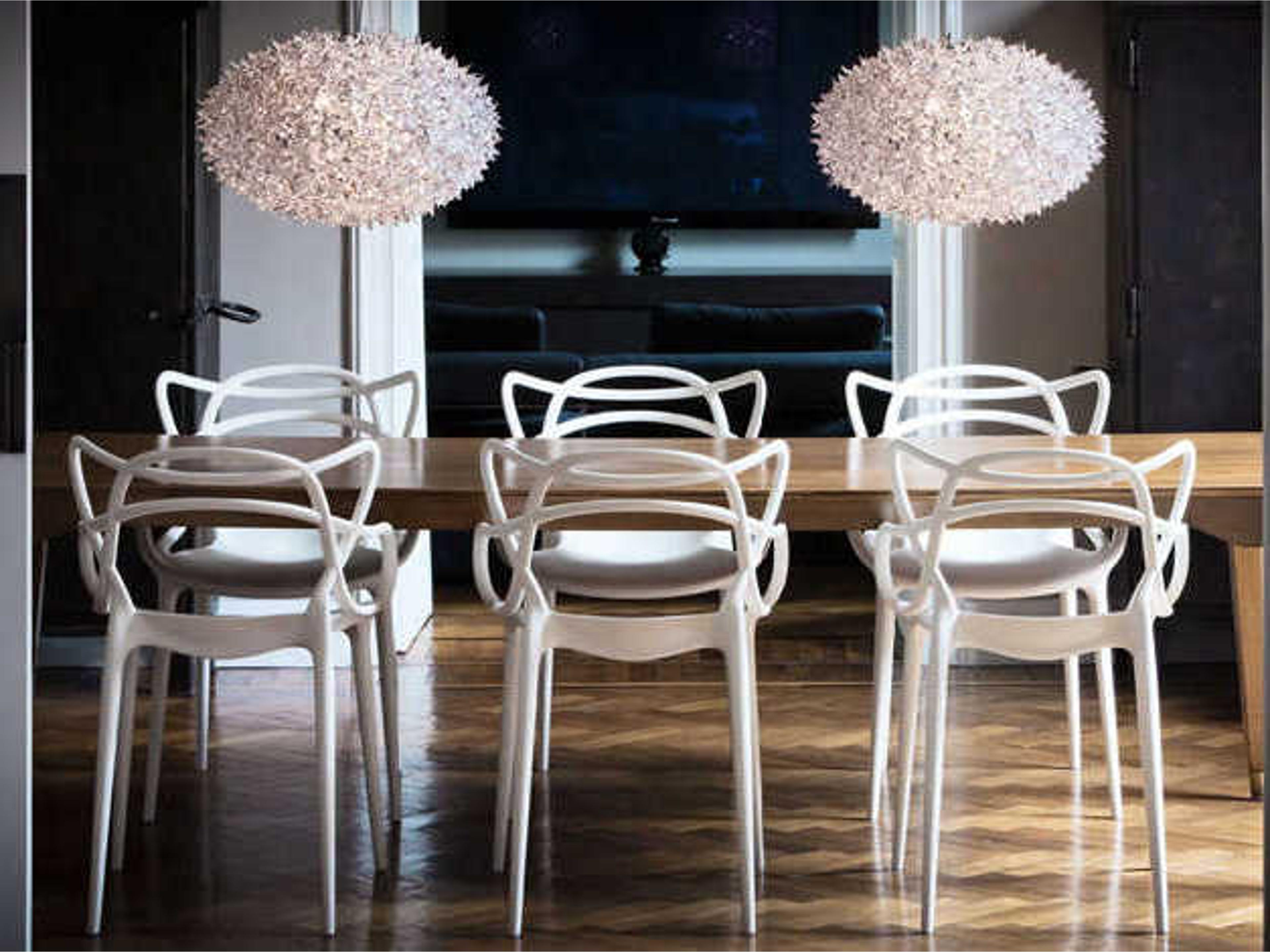 Kartell Masters White Arm Dining Chair  (Sold in 2)