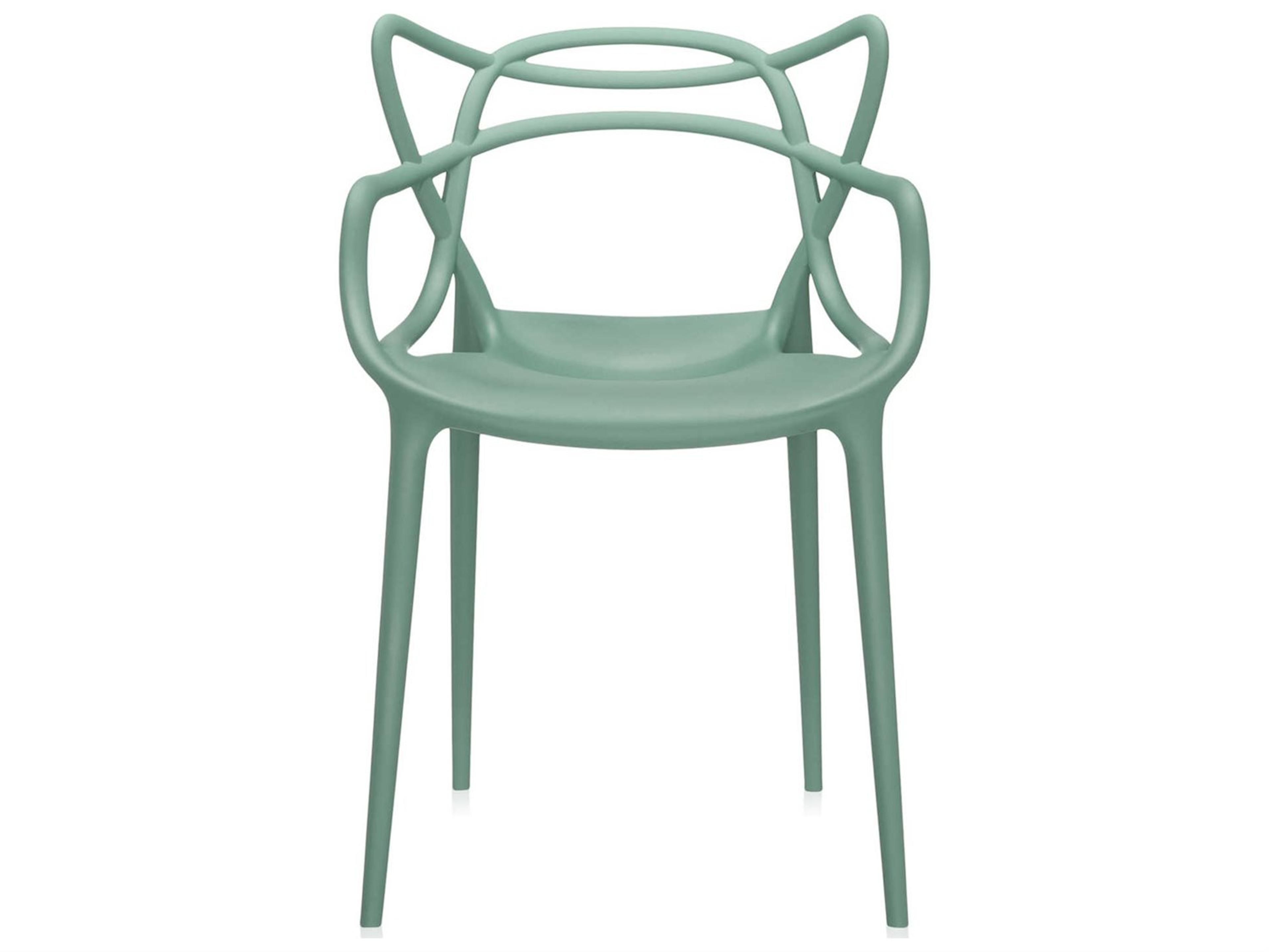 Kartell Masters Green Arm Dining Chair  (Sold in 2)
