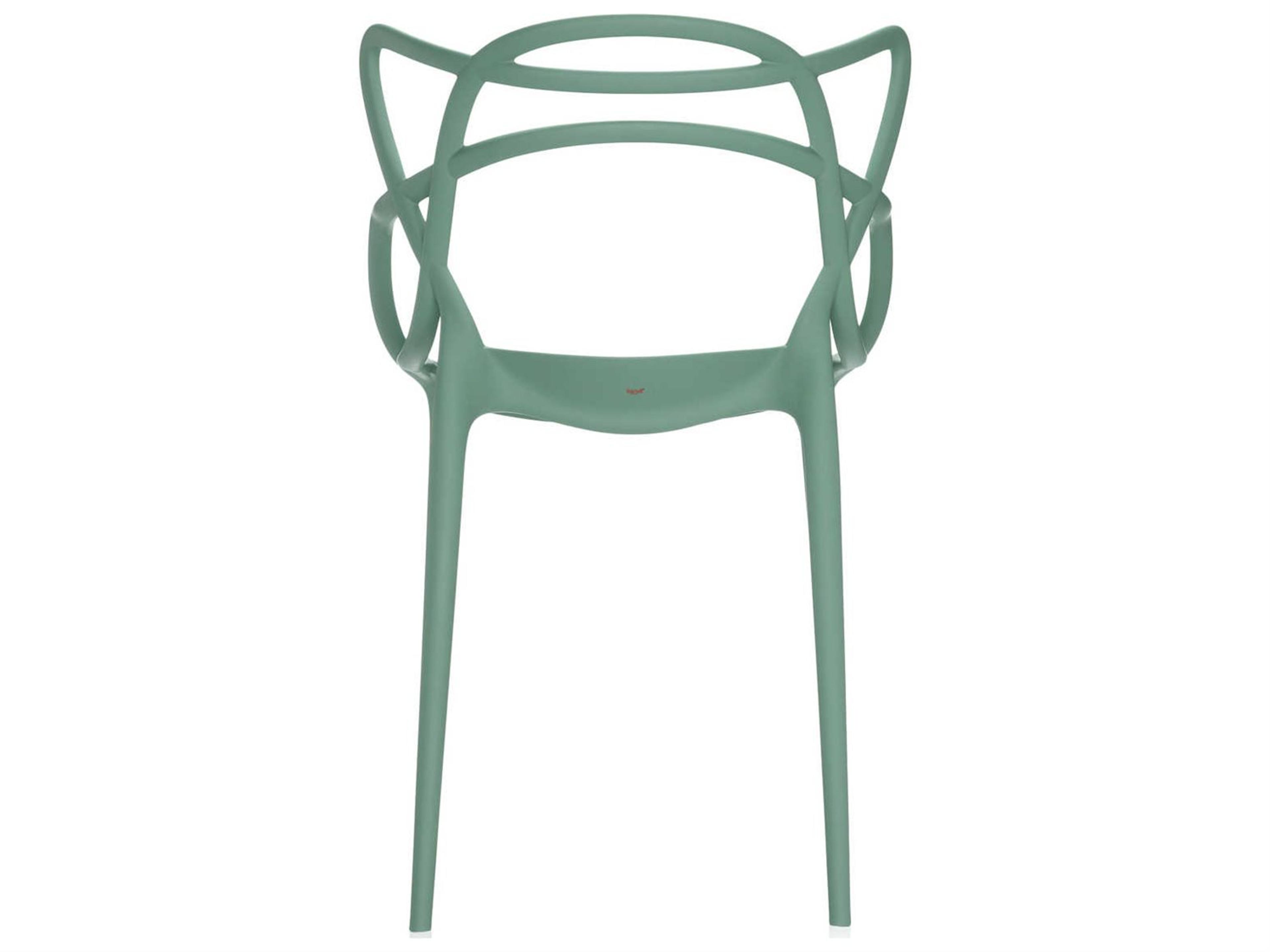 Kartell Masters Green Arm Dining Chair  (Sold in 2)