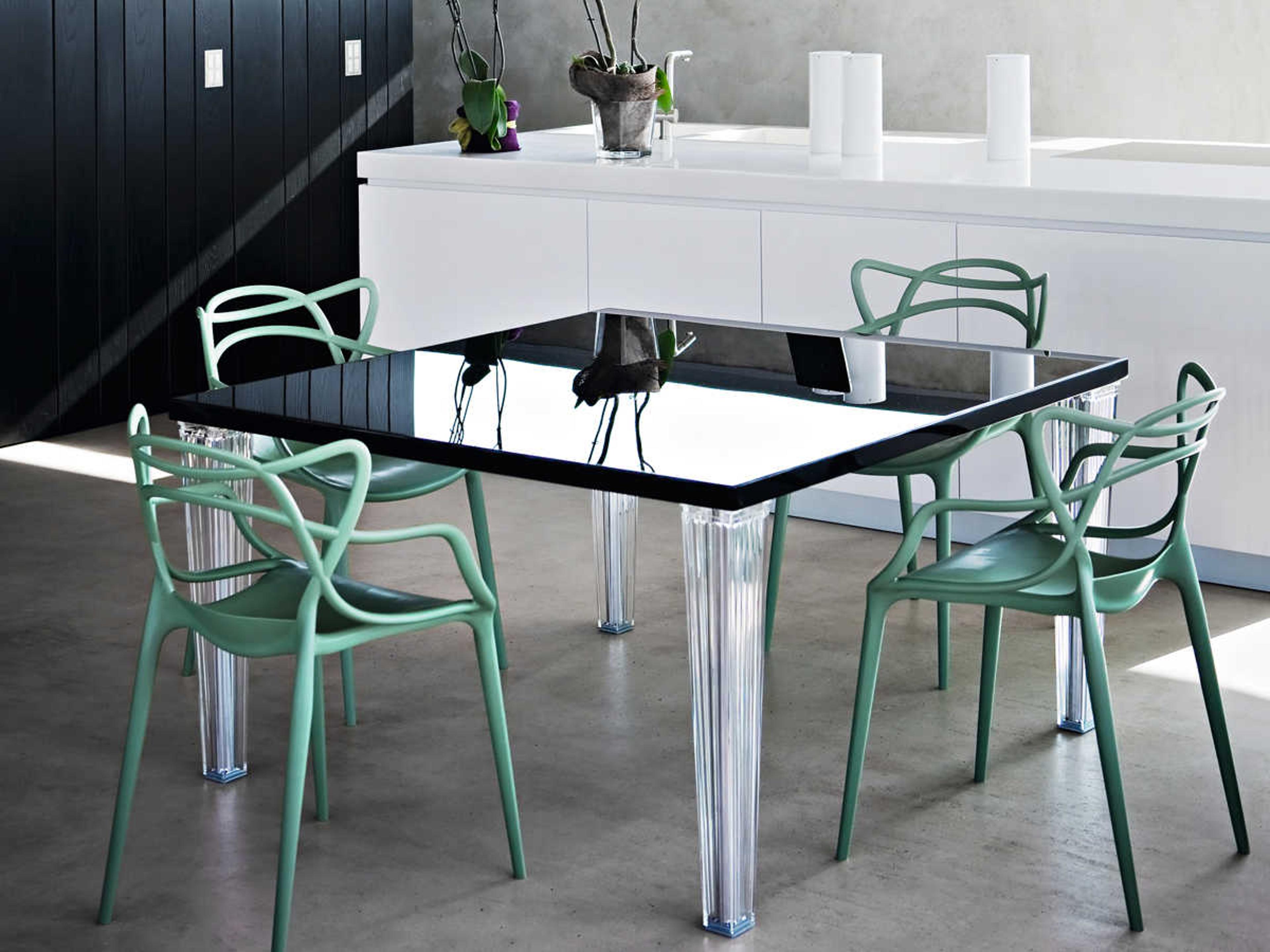 Kartell Masters Green Arm Dining Chair  (Sold in 2)