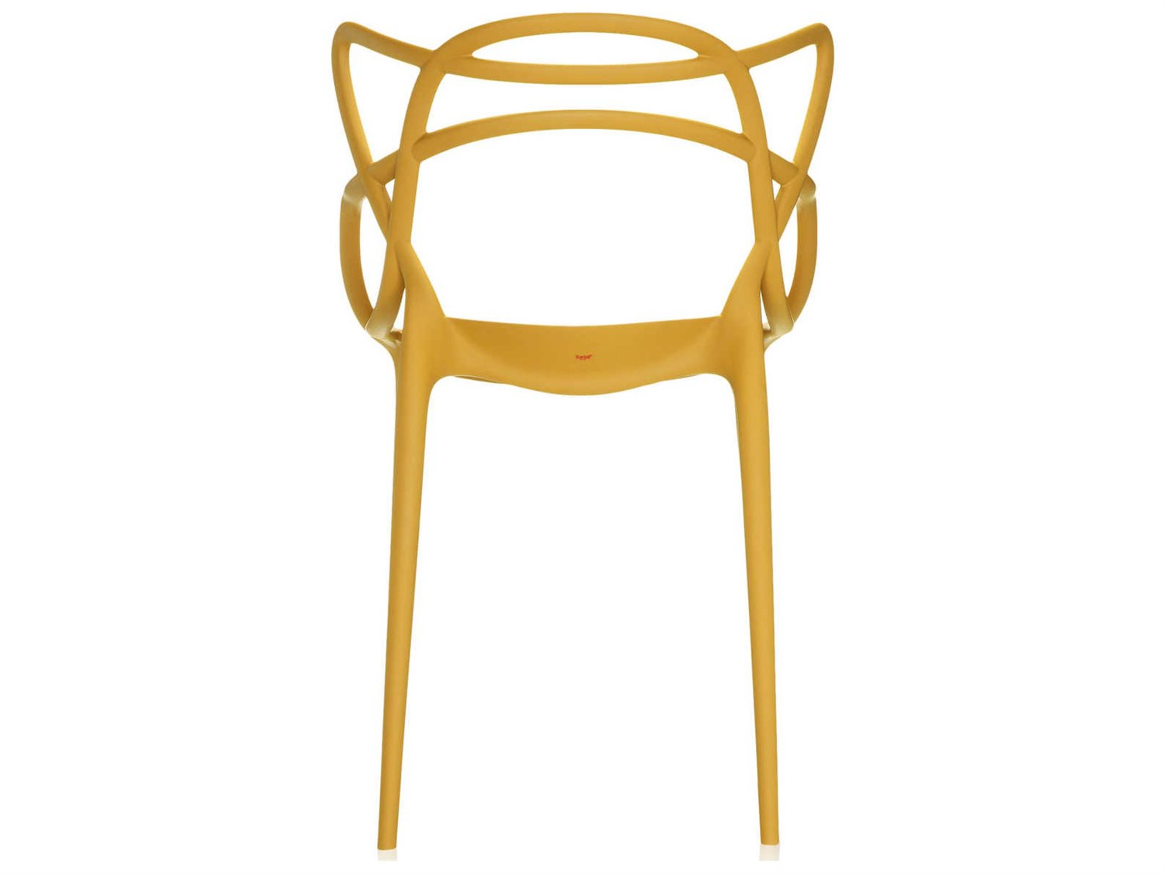 Kartell Masters Yellow Arm Dining Chair  (Sold in 2)