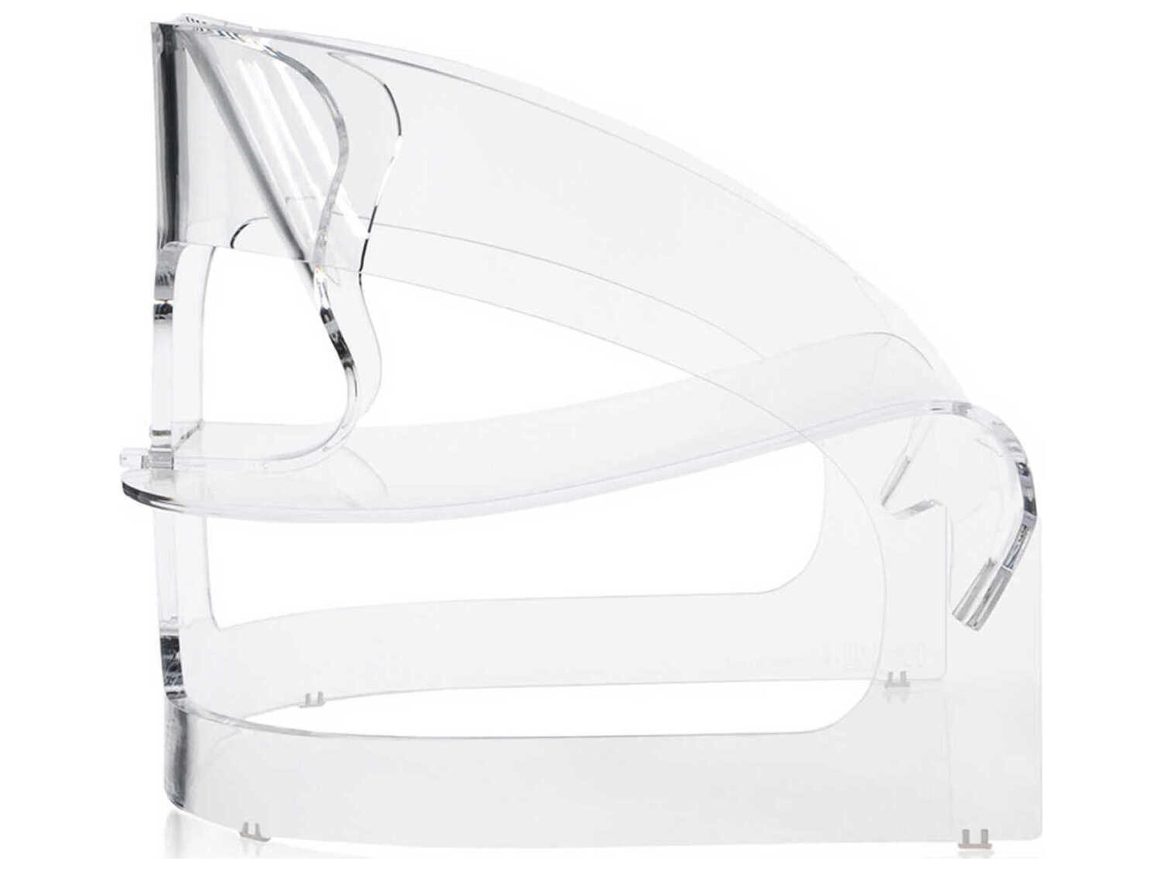 Kartell Joe Colombo Clear Accent Chair