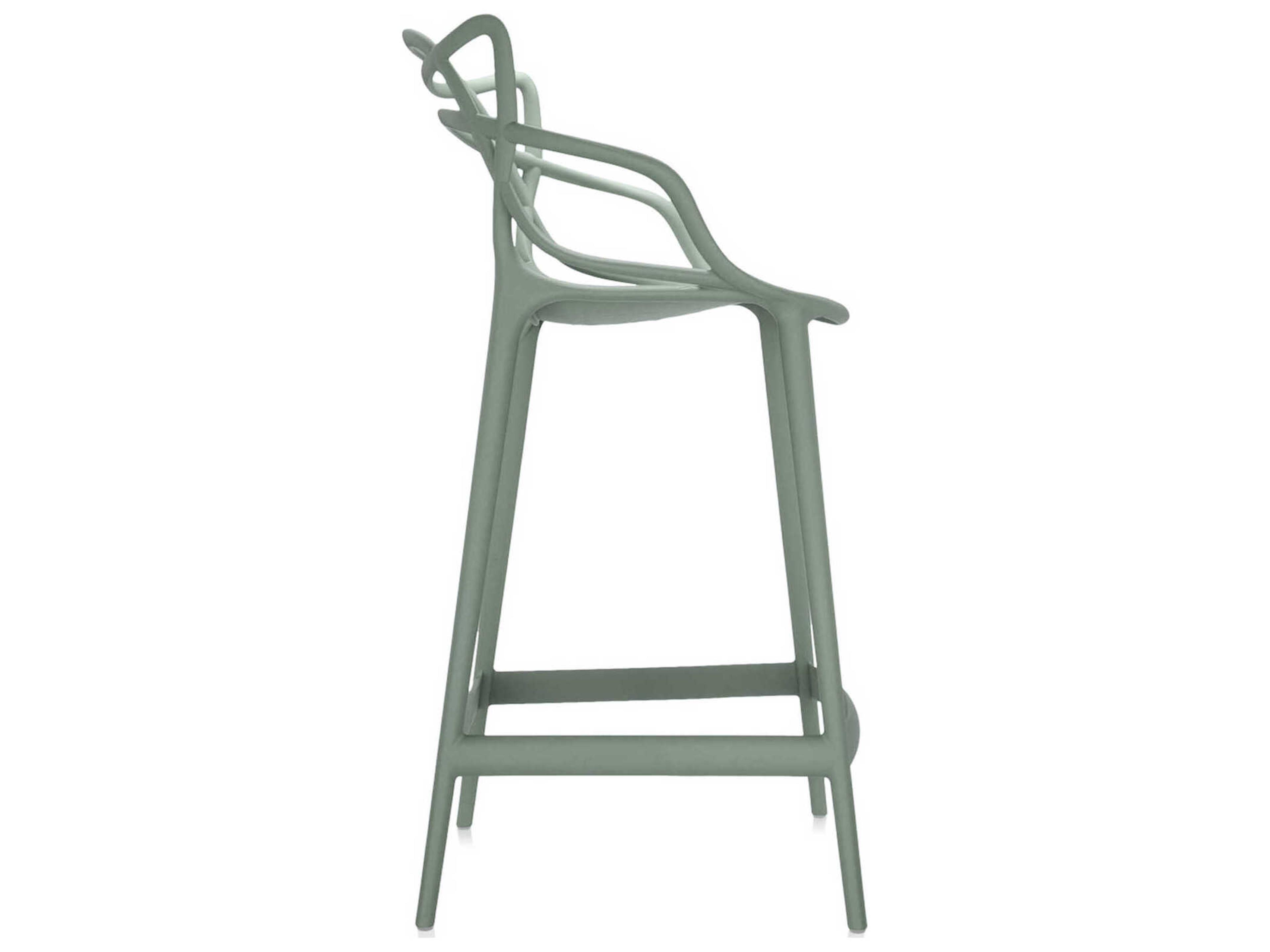 Kartell Masters Sage Green Counter Stool