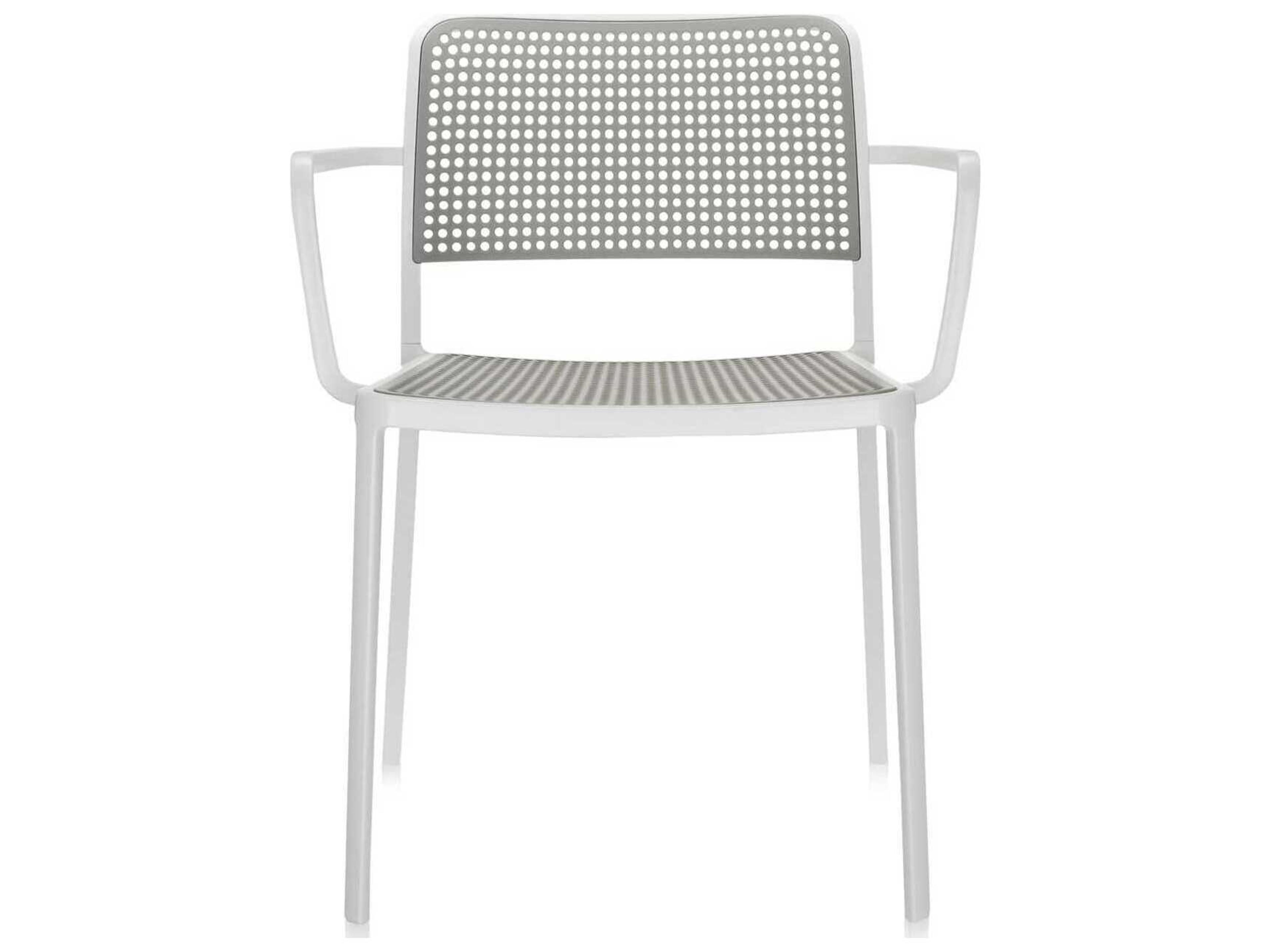 Audrey Gray Arm Dining Chair  (Sold in 2)