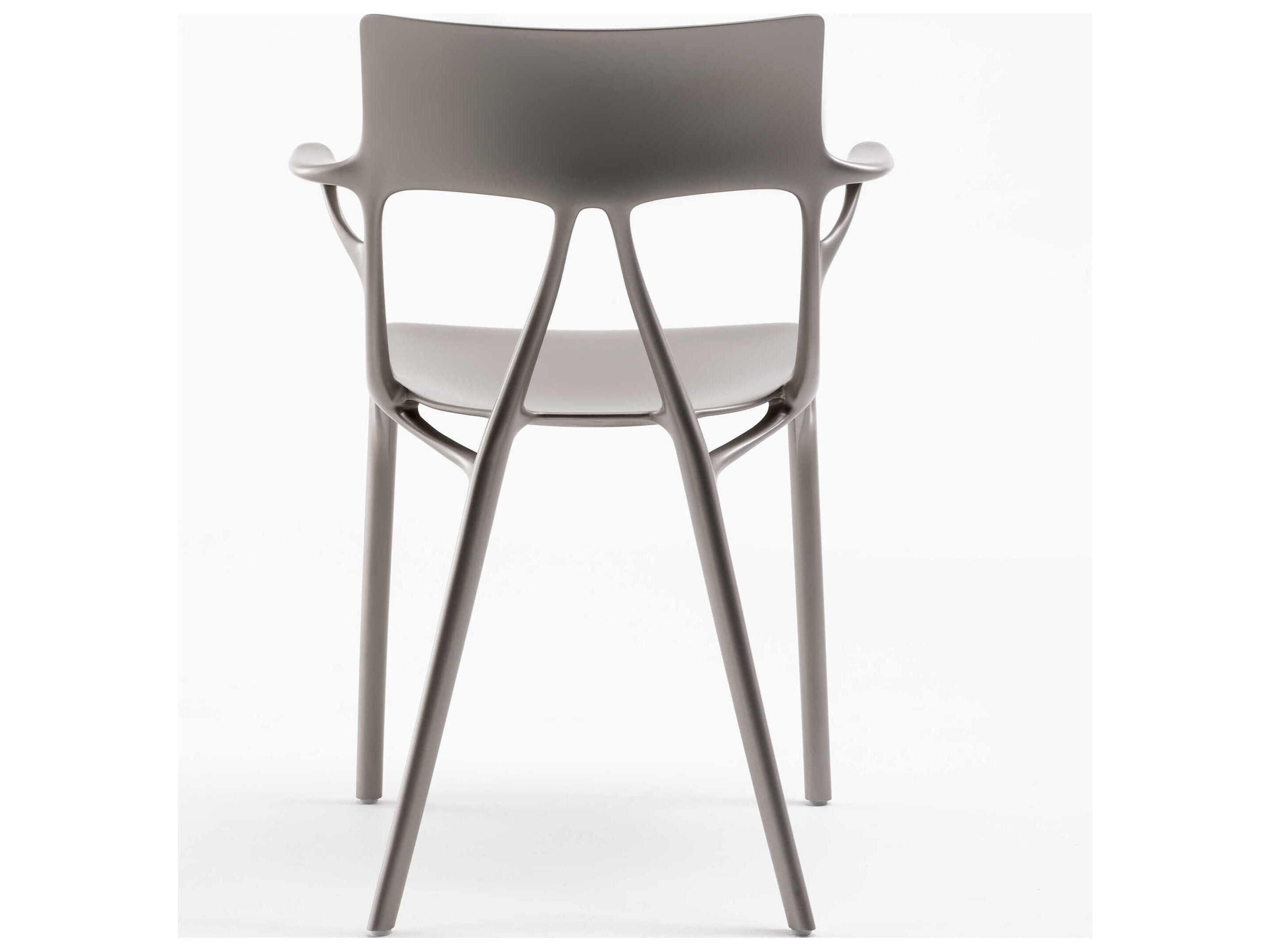 Kartell Ai Gray Arm Dining Chair  (Sold in 2)