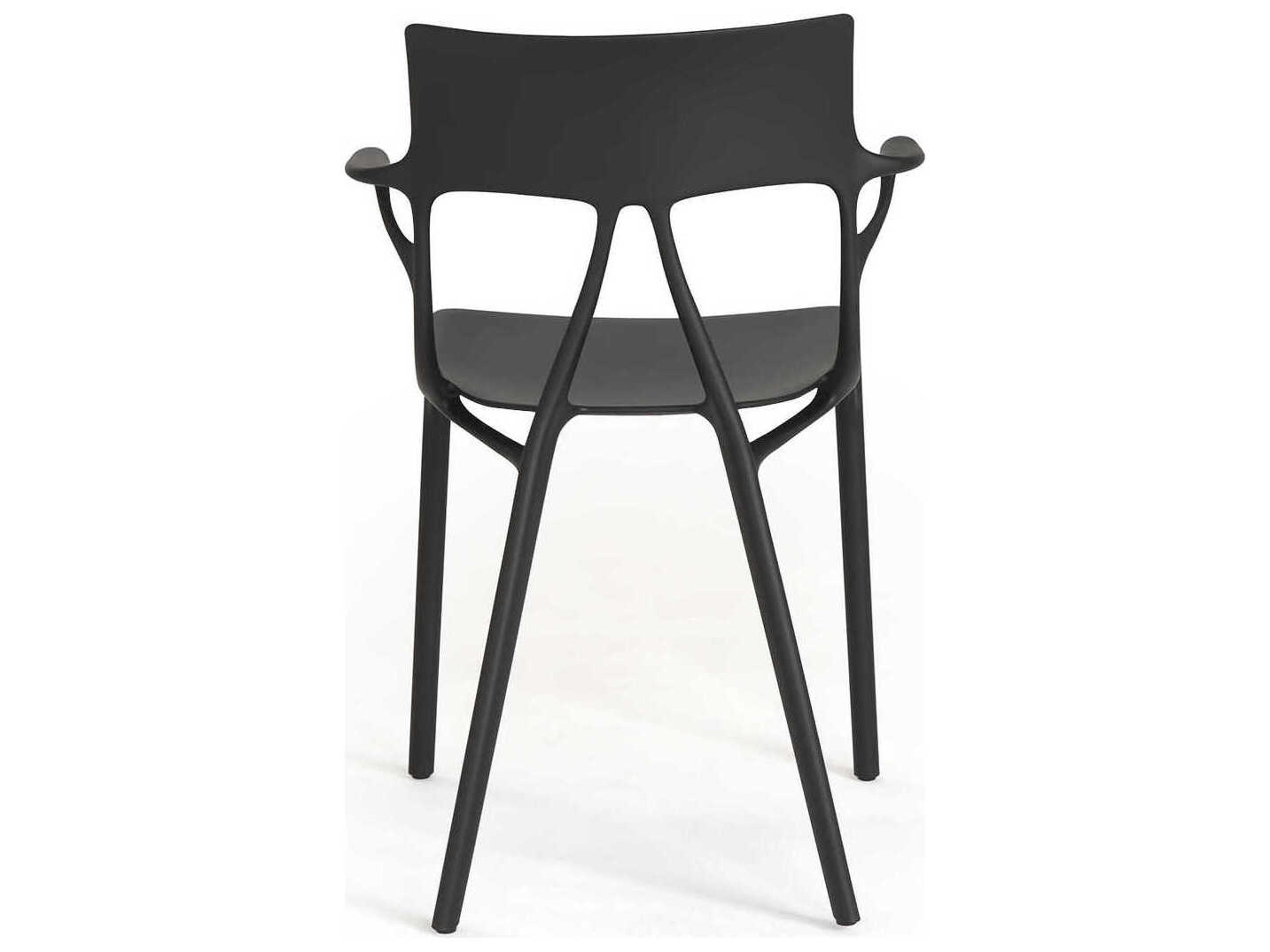 Kartell Ai Black Arm Dining Chair  (Sold in 2)
