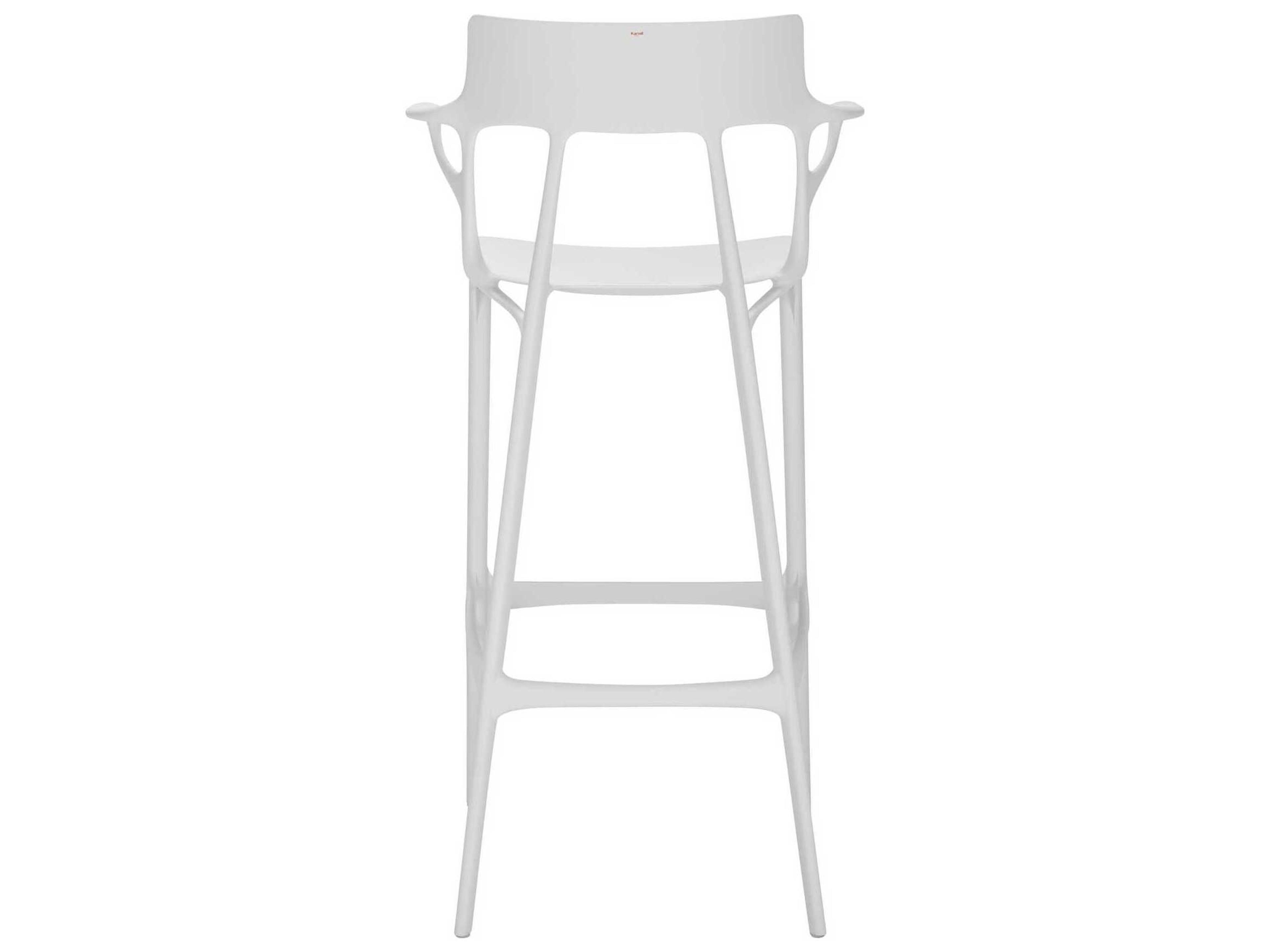 Kartell Ai Recycled White Bar Stool