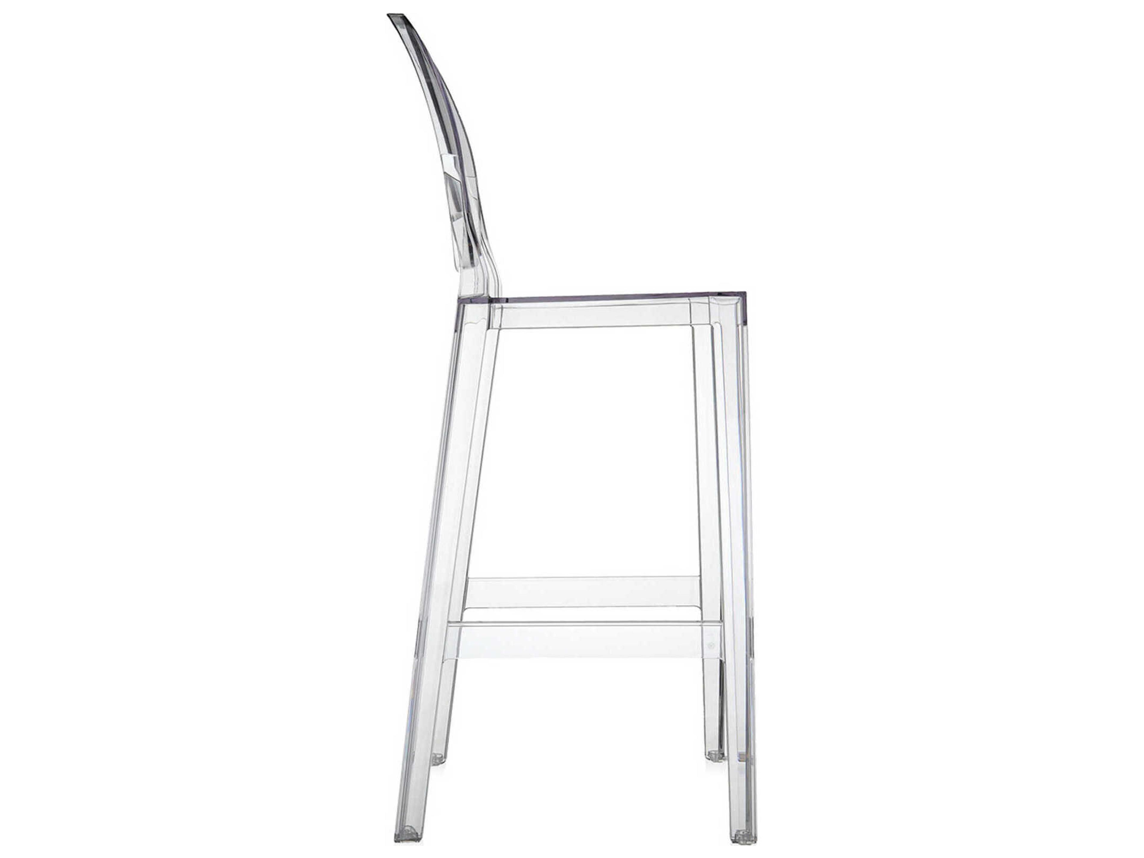 Kartell One More Crystal Bar Stool  (Sold in 2)