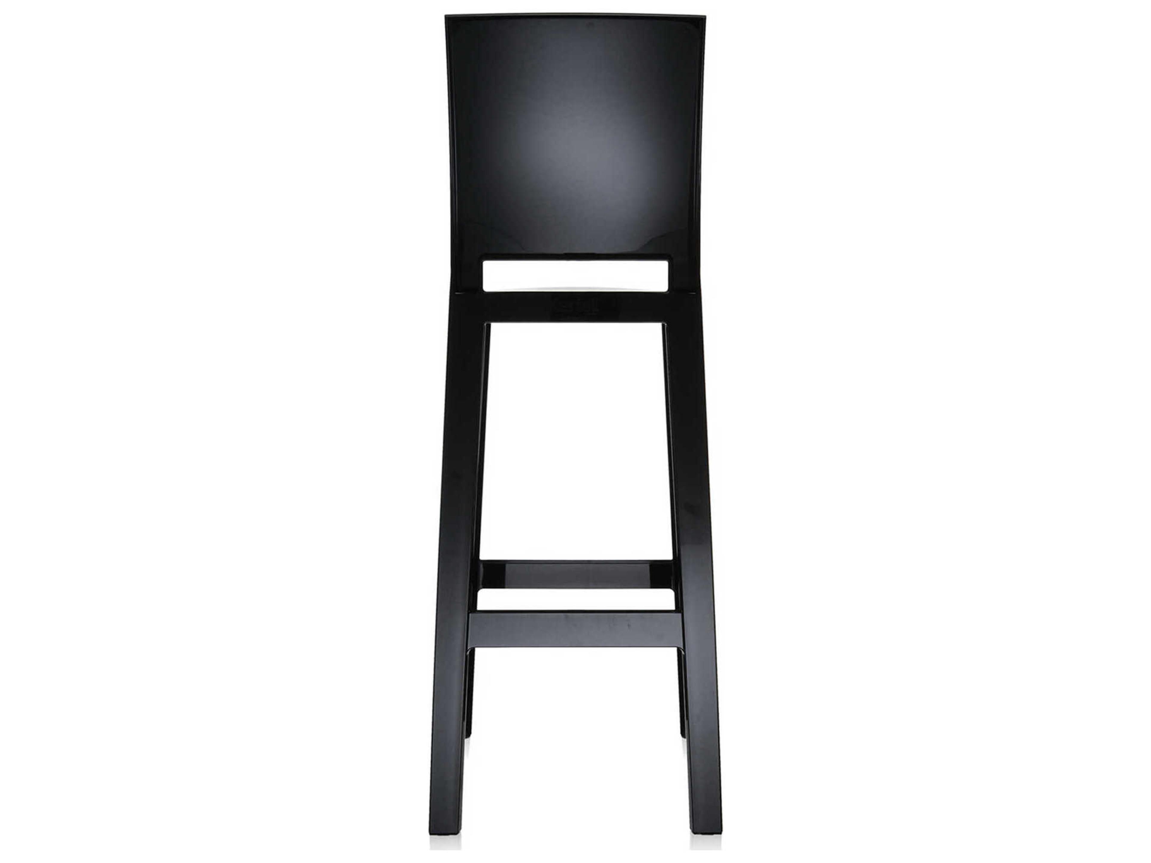 Kartell One More Please Black Bar Stool  (Sold in 2)