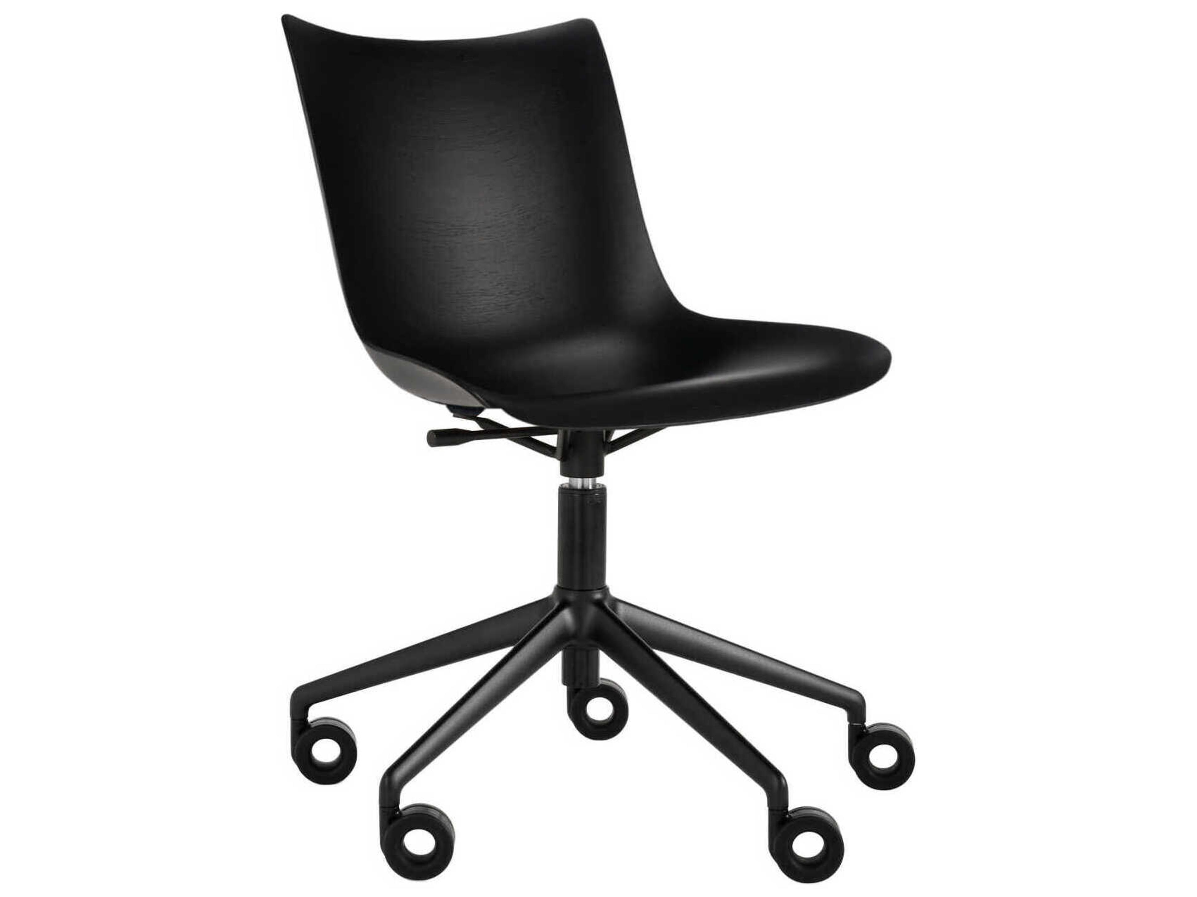 P-wood Wood Adjustable Computer Office Chair