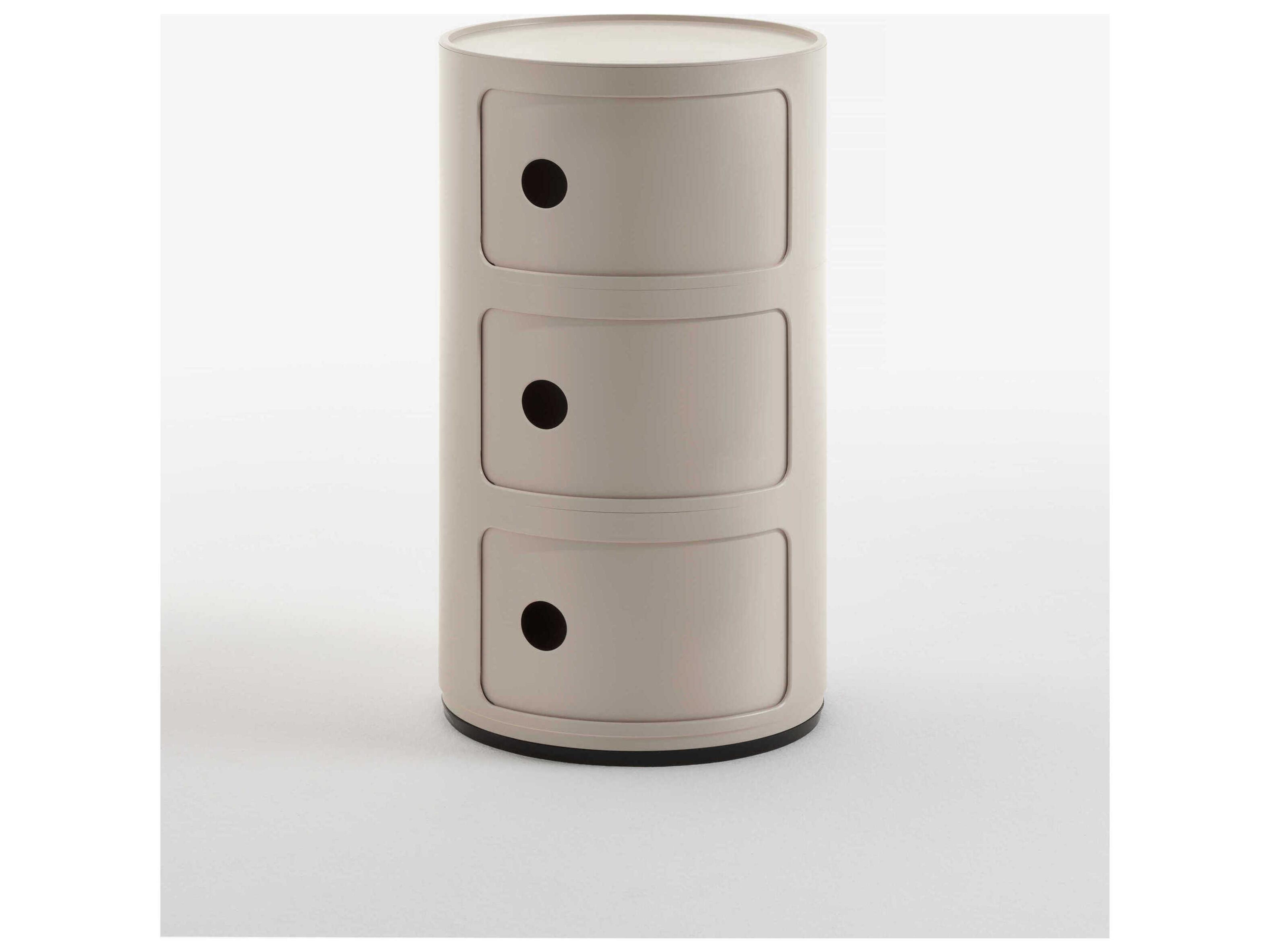 Kartell Componibili Bio Cream File Cabinet