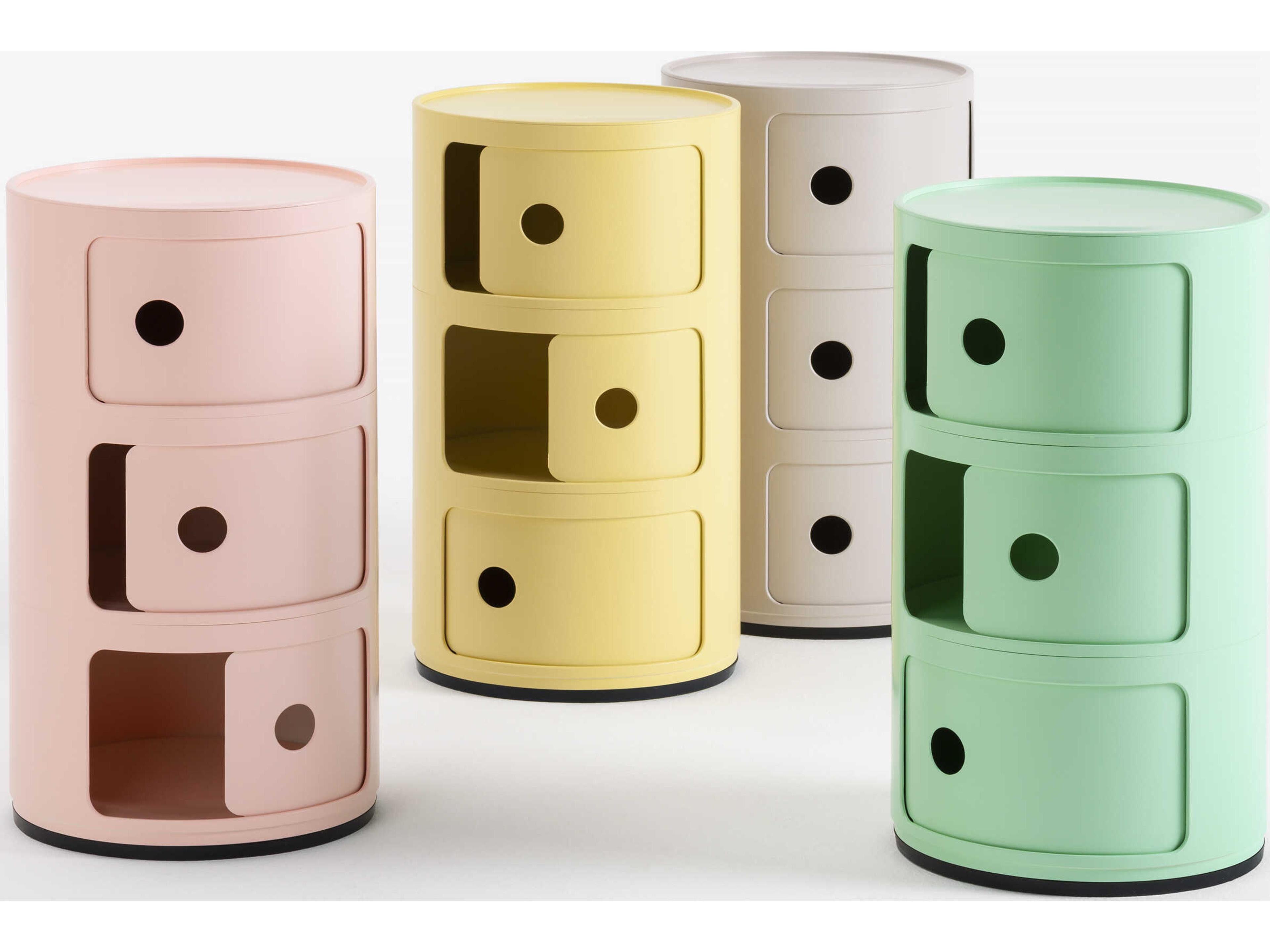 Kartell Componibili Bio Pink File Cabinet