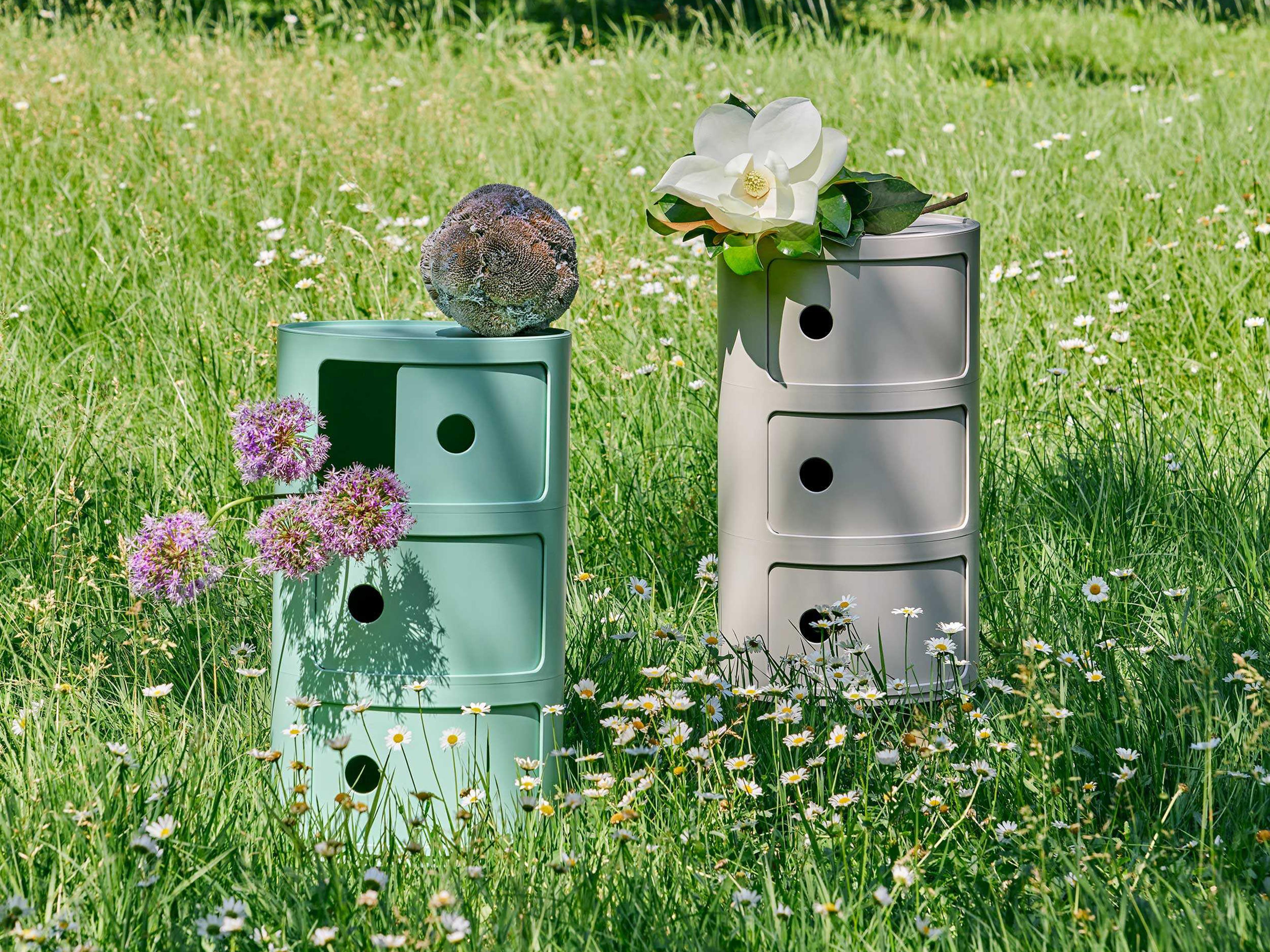 Kartell Componibili Bio Green File Cabinet