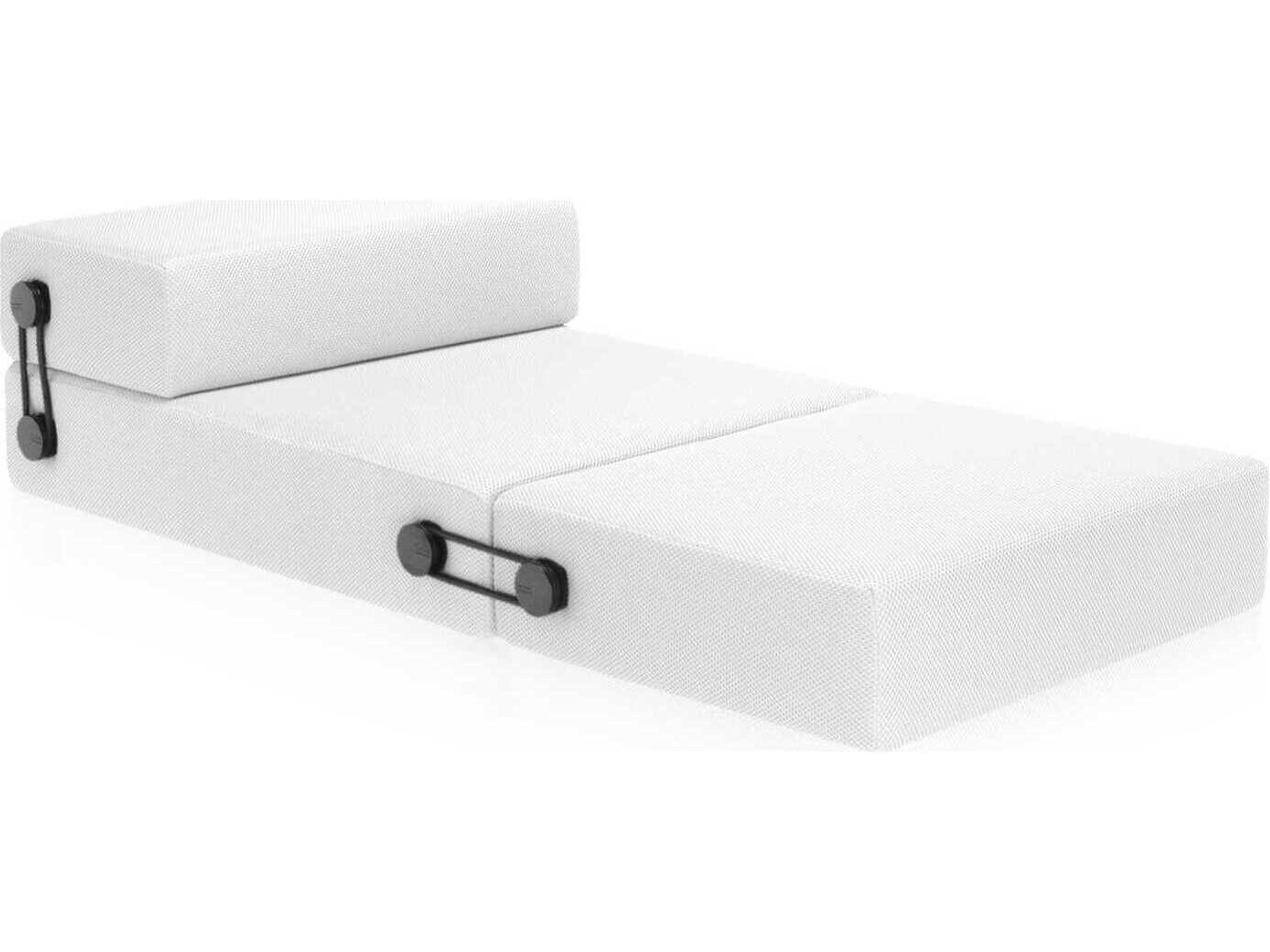 Trix White Upholstered Chaise