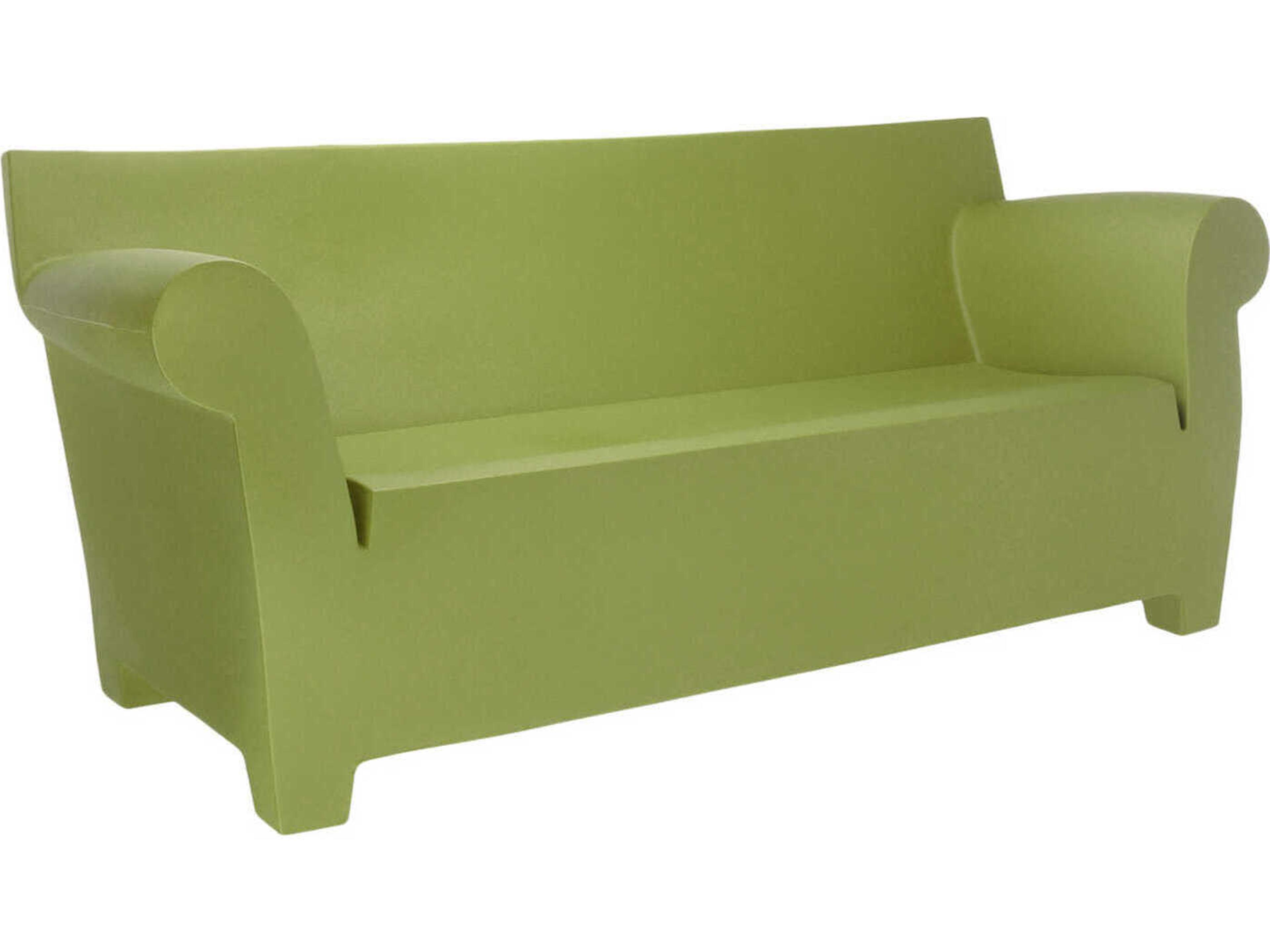 Bubble Club Green Loveseat