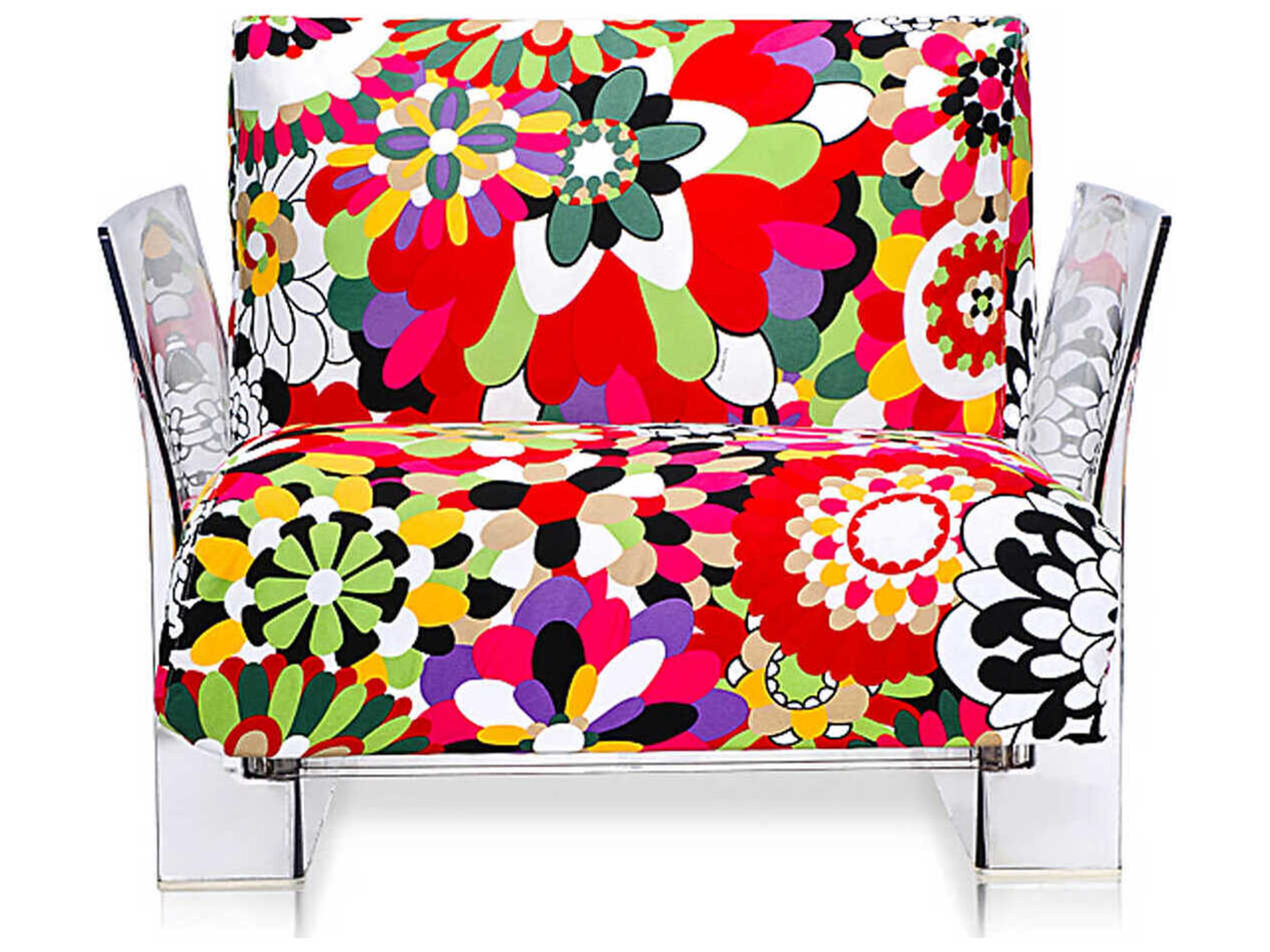 Kartell Pop Missoni Purple Fabric Accent Chair