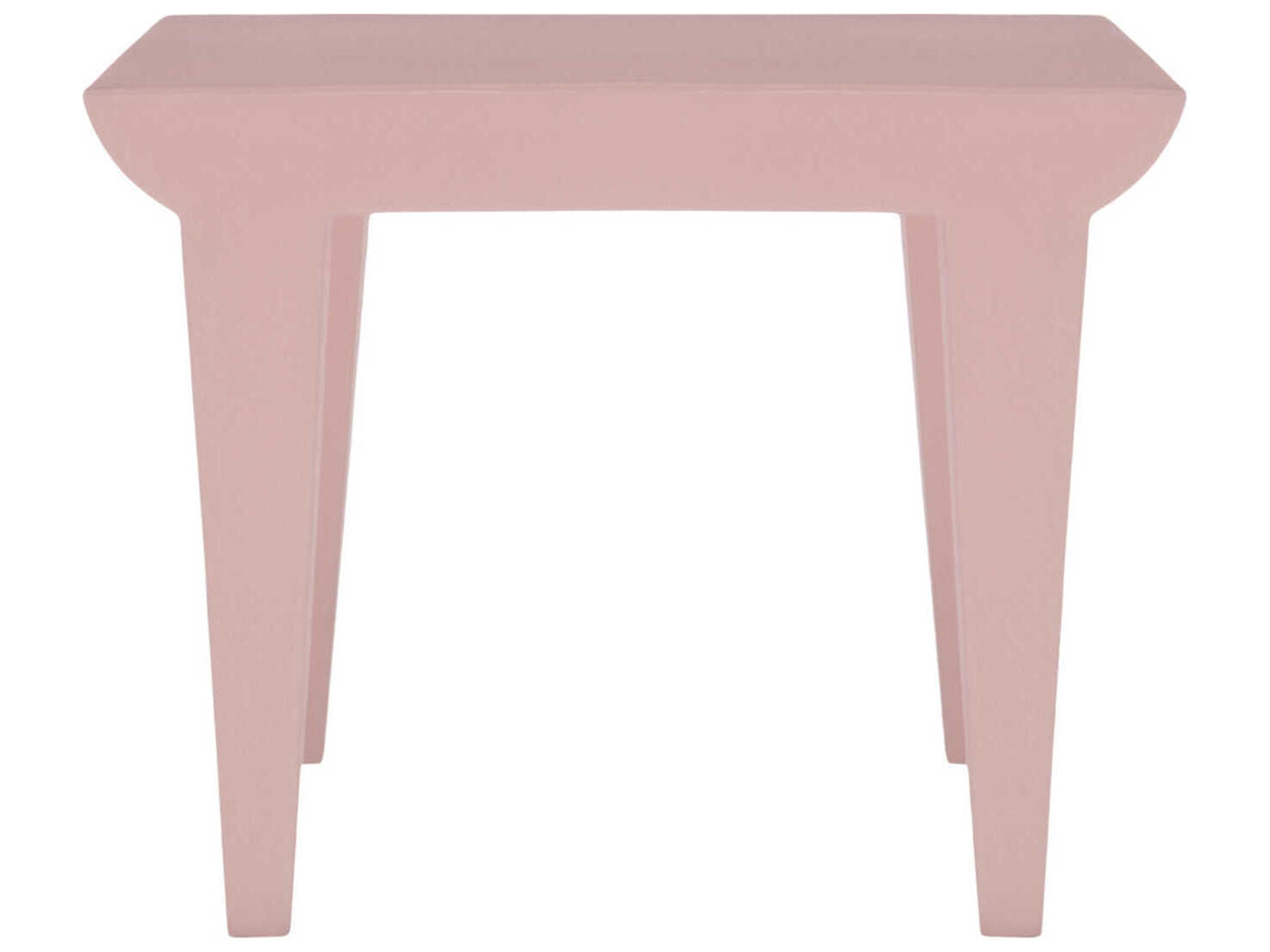 Kartell Bubble Club Square Plastic Powder End Table