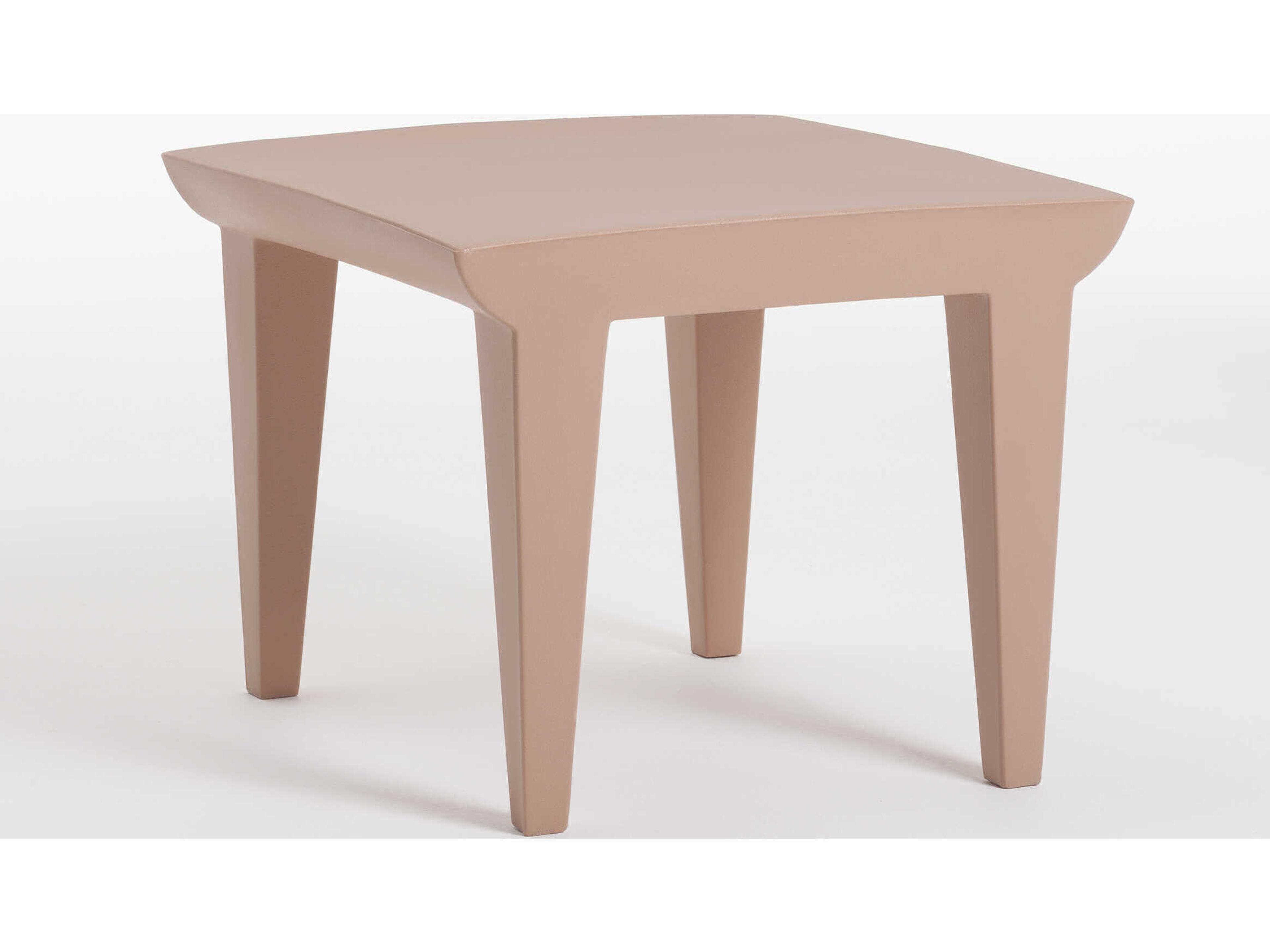 Kartell Bubble Club Square Plastic Powder End Table