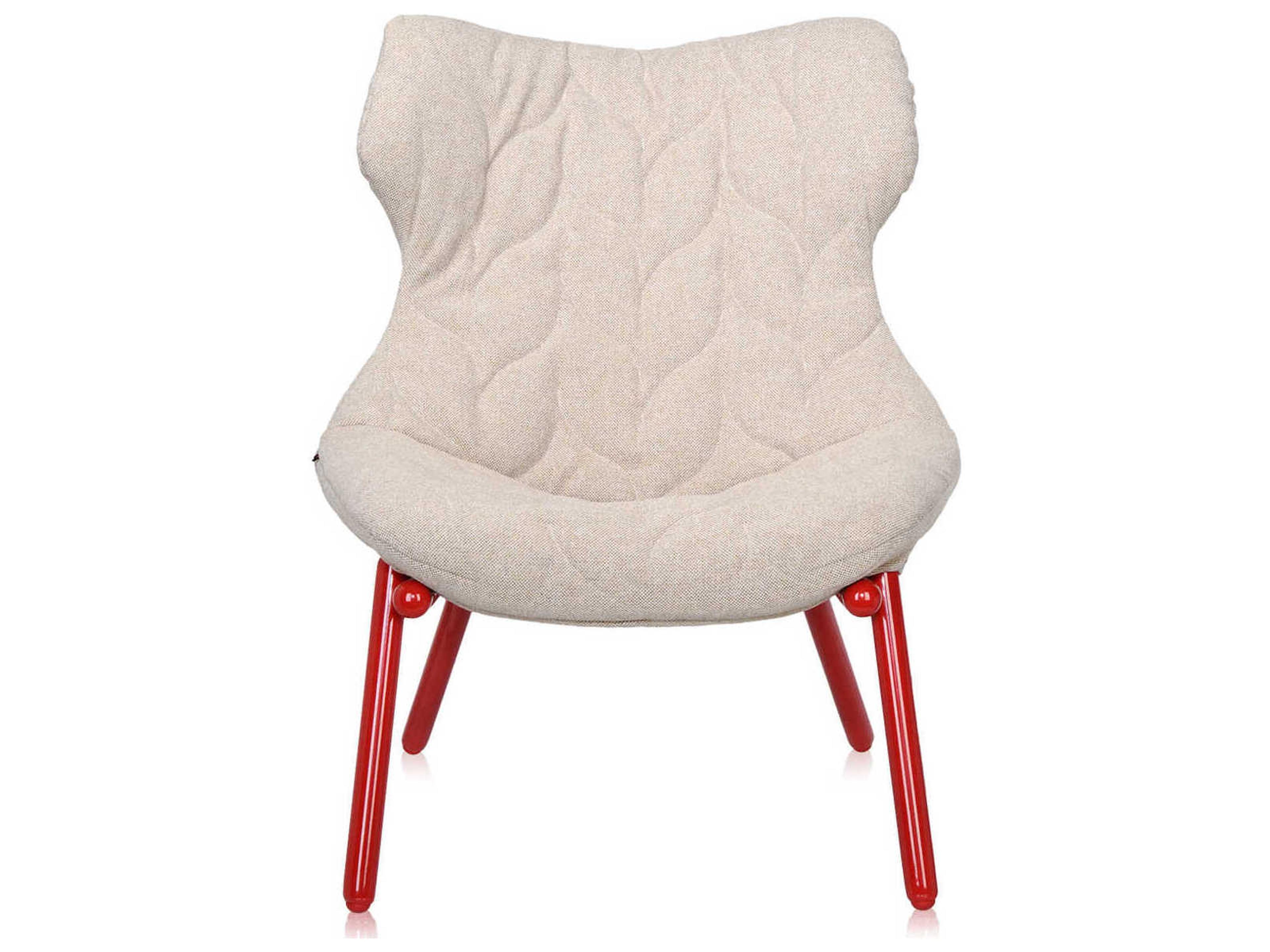 Kartell Foliage Beige Fabric Accent Chair