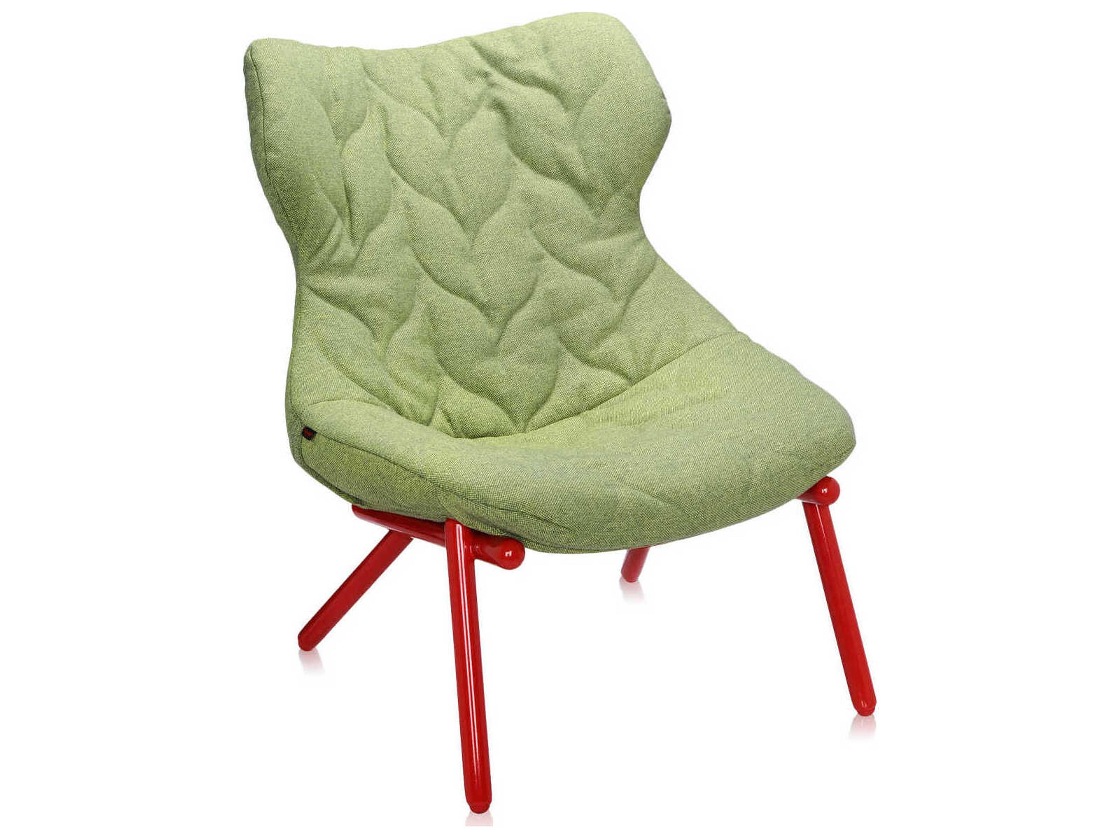 Foliage Green Fabric Accent Chair
