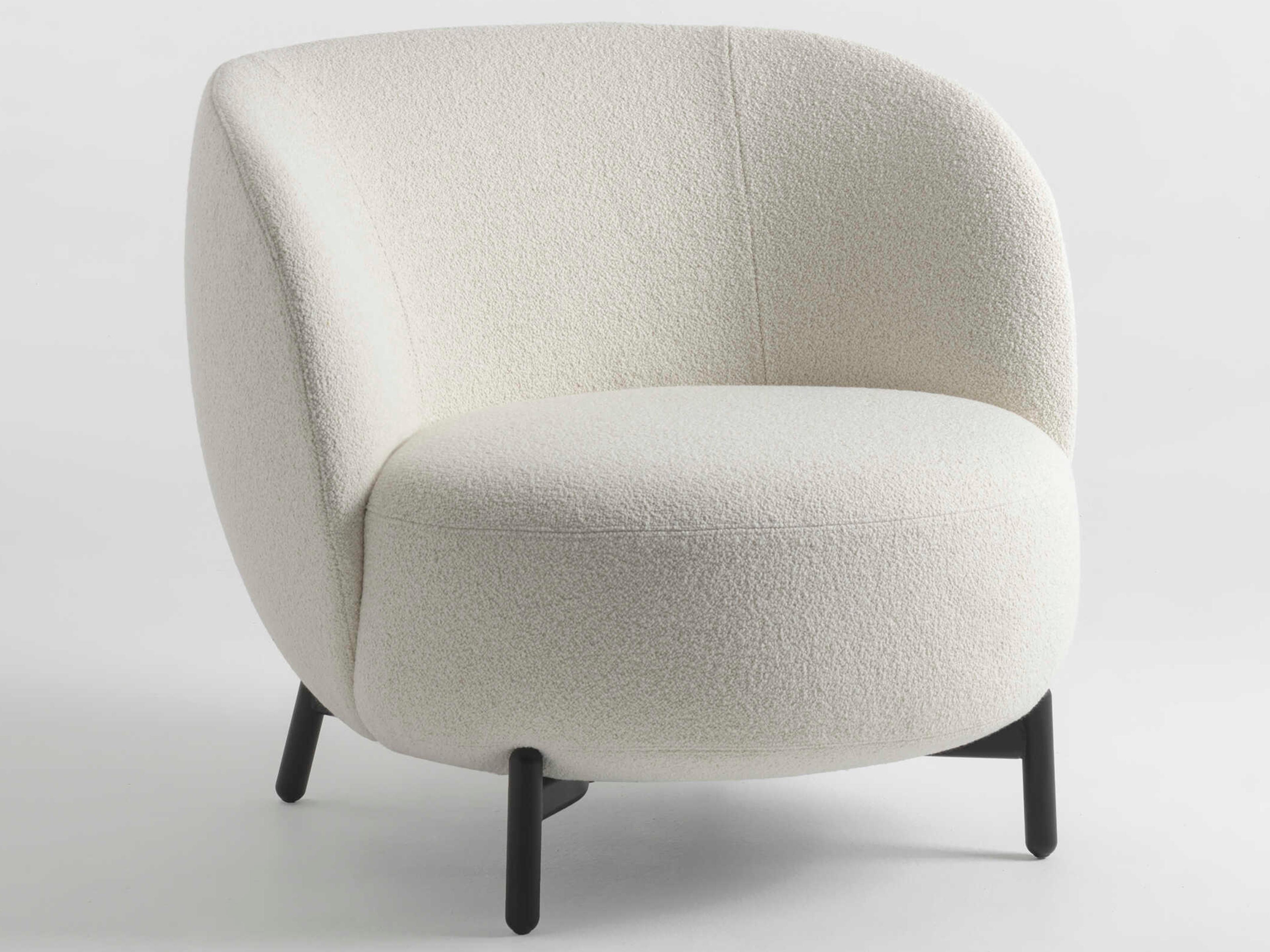 Kartell Lunam White Fabric Accent Chair