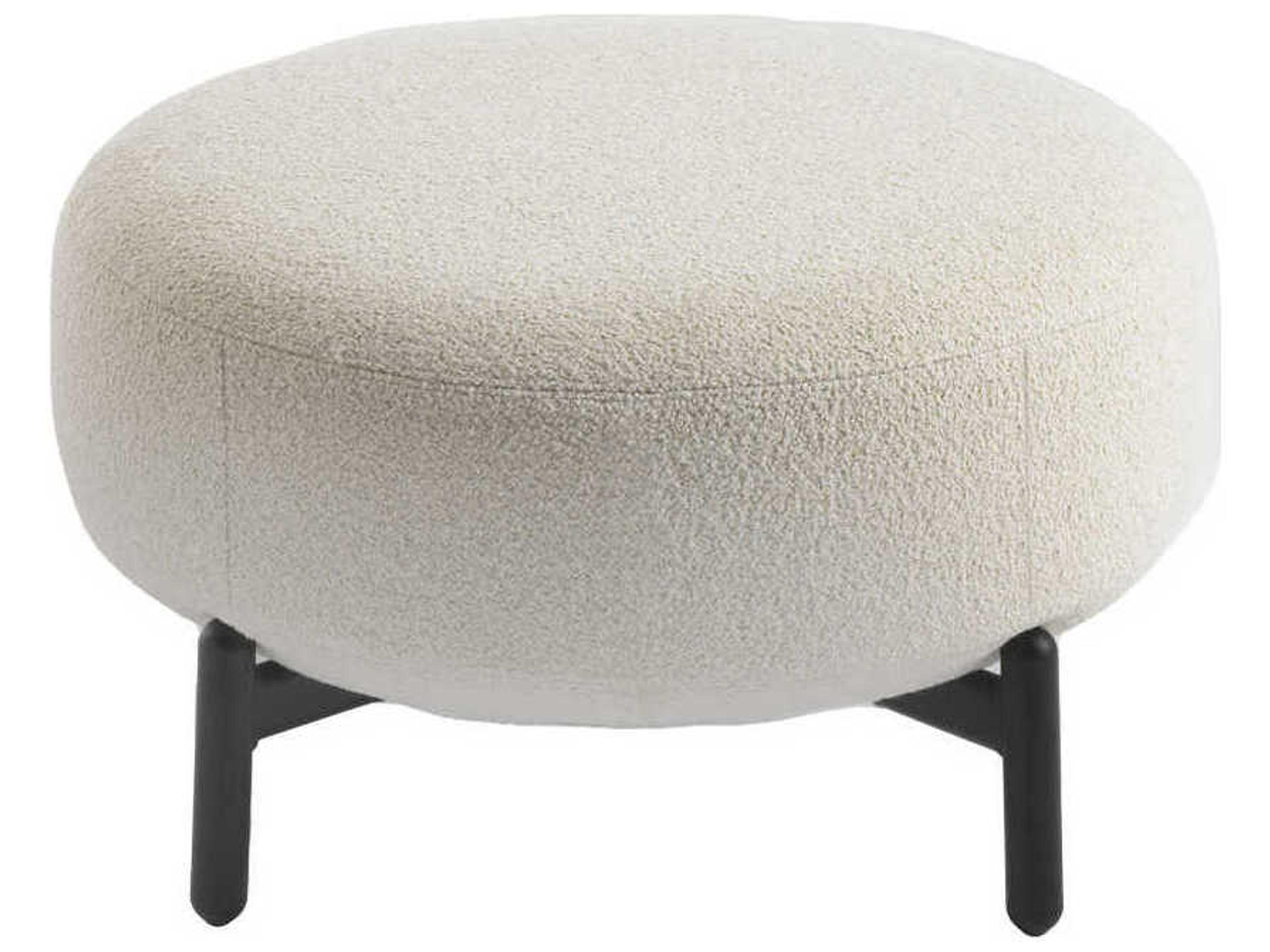 Lunam OrSoldto White Upholstered Ottoman