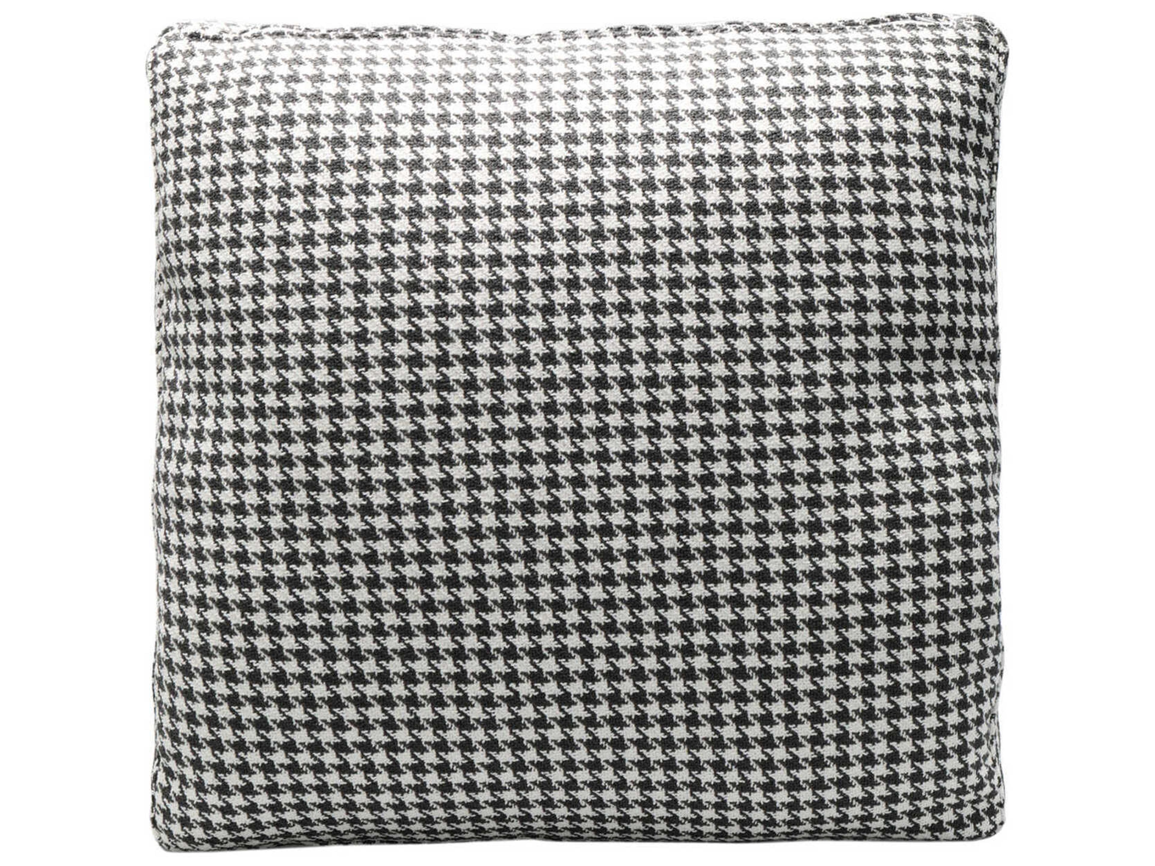 Largo Gray Houndstooth 19" x 19" Pillow