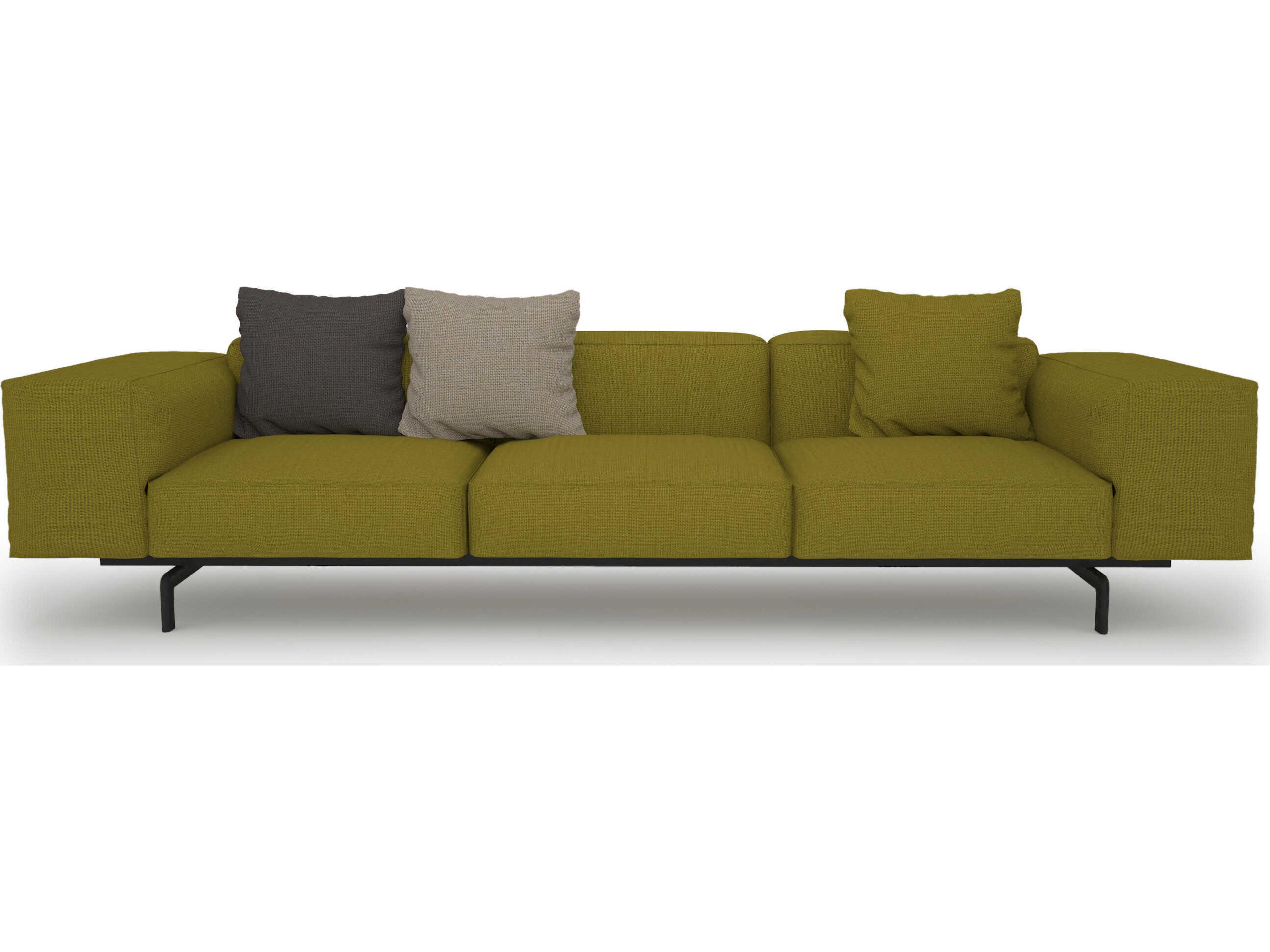 Largo Nilo Green Upholstered Sofa