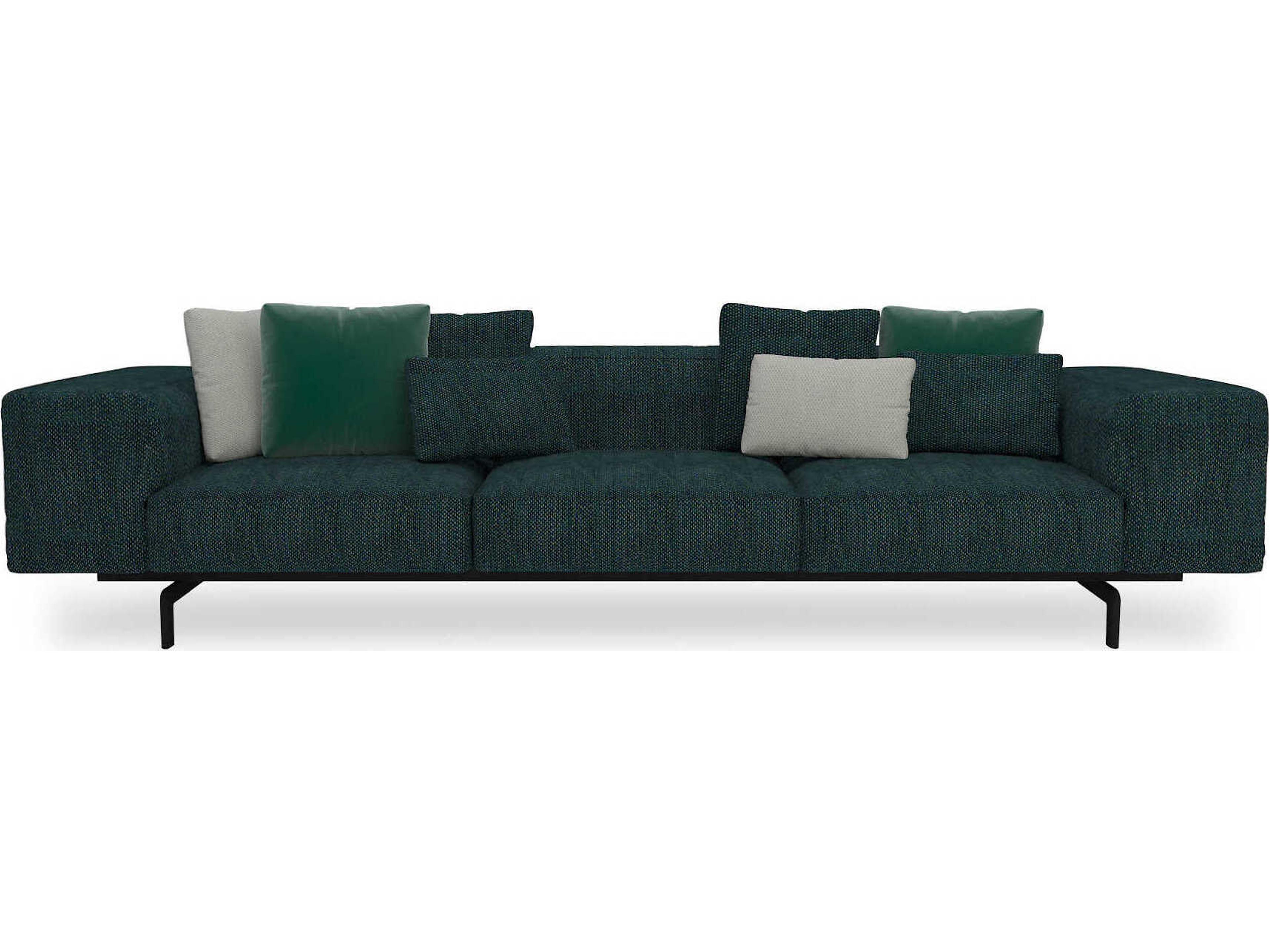 Largo Gubbio Green Upholstered Sofa