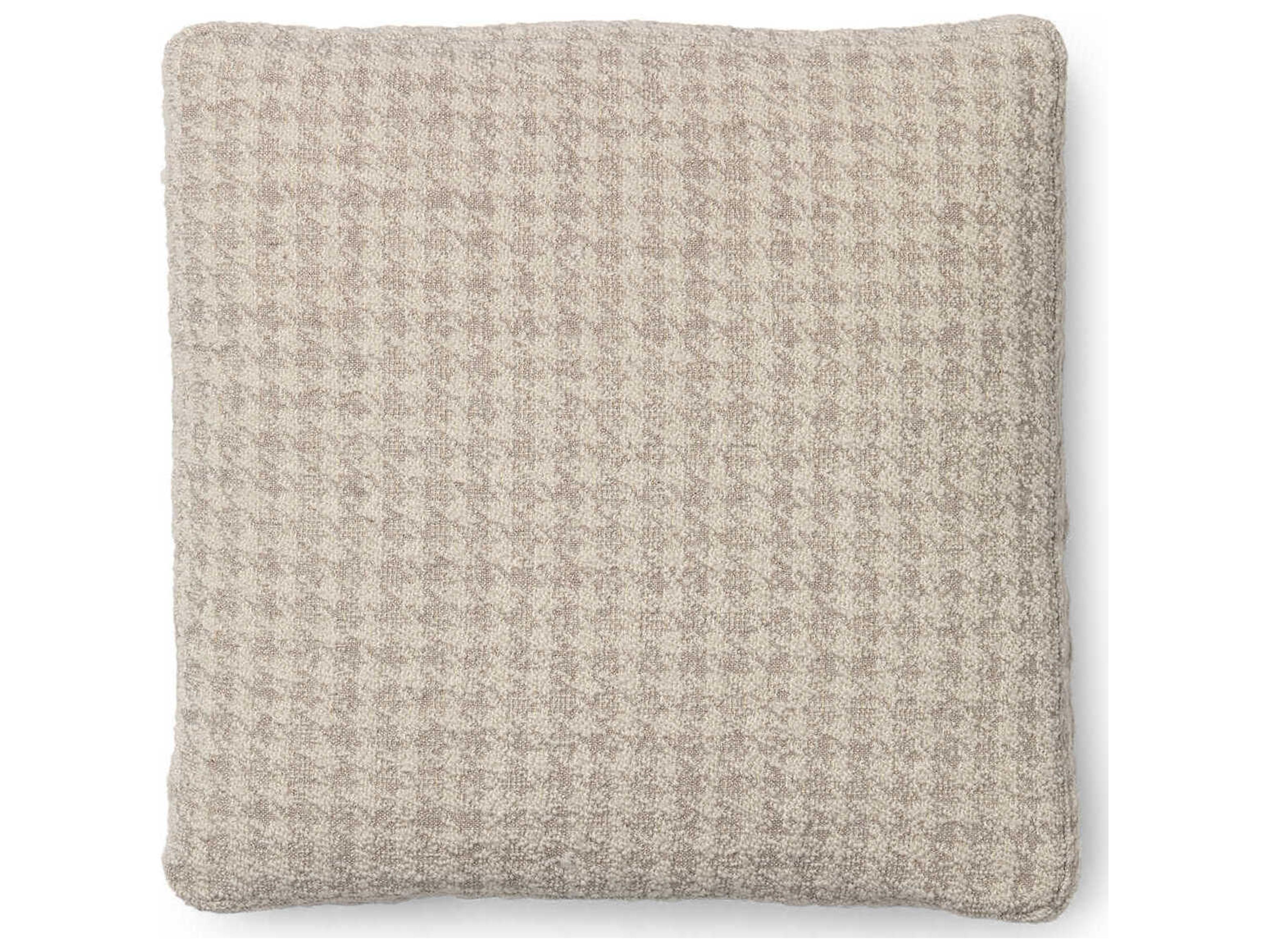 Largo Jacquard Beige 19" x 19" Pillow