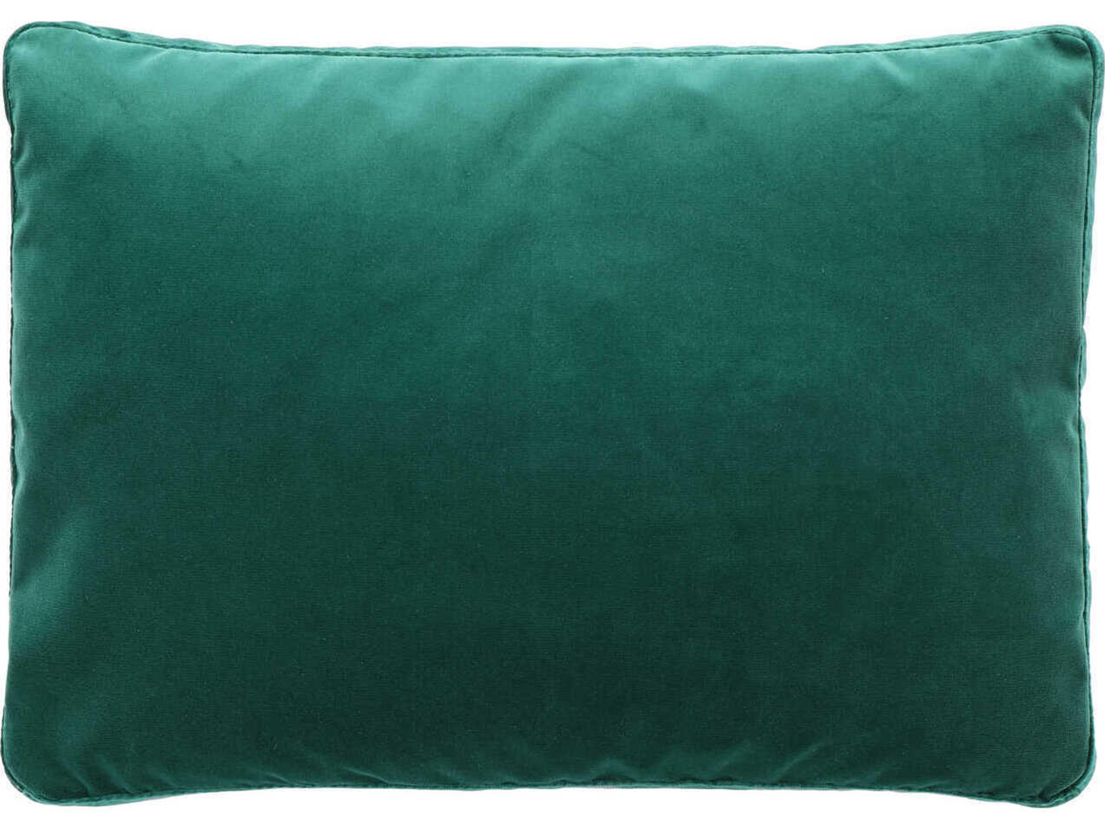 Largo Forest Green Velvet 19" x 14" Pillow