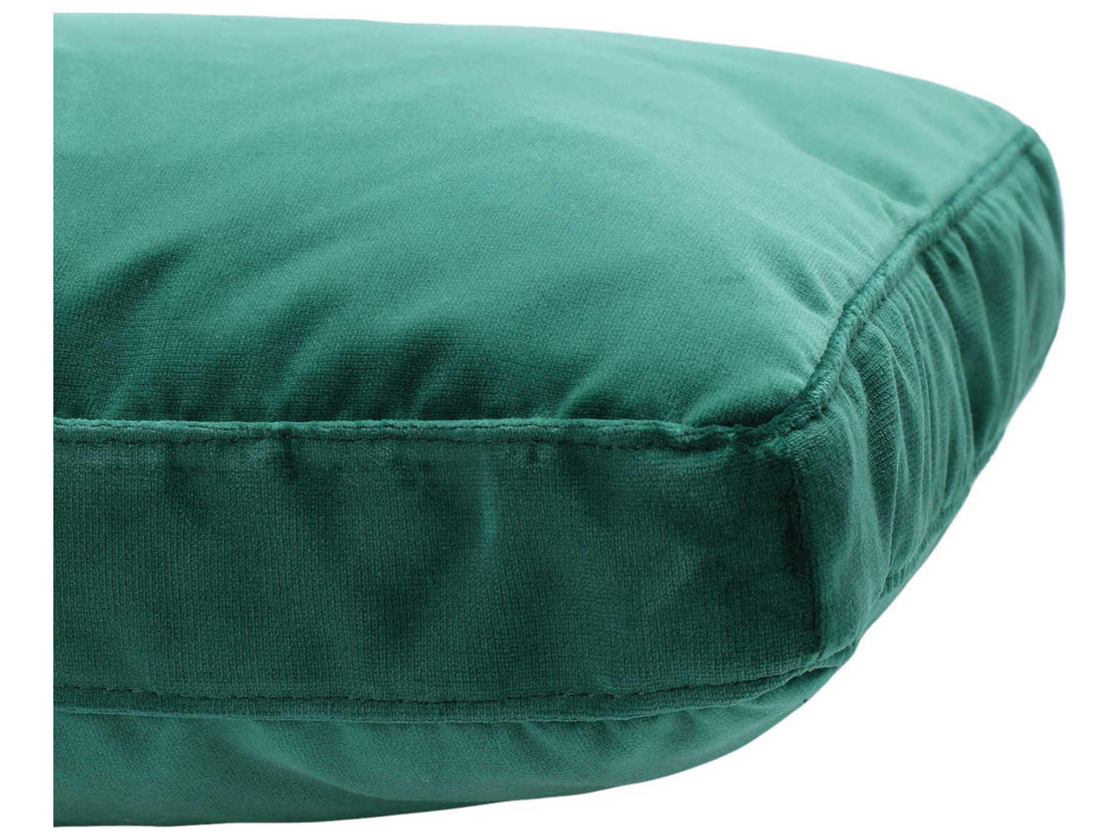 Kartell Largo Forest Green Velvet 19" x 14" Pillow