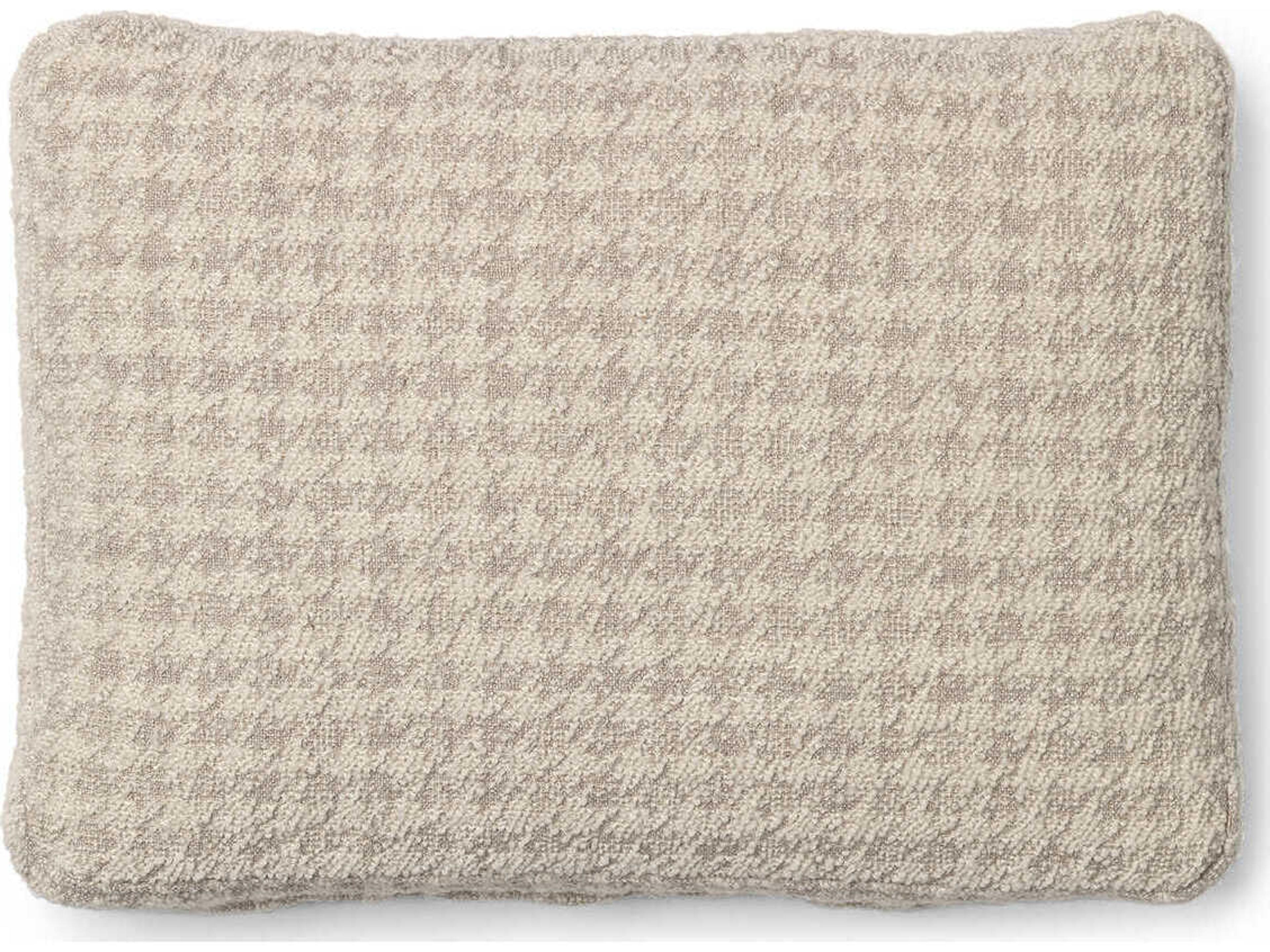 Largo Jacquard Beige 19" x 14" Pillow