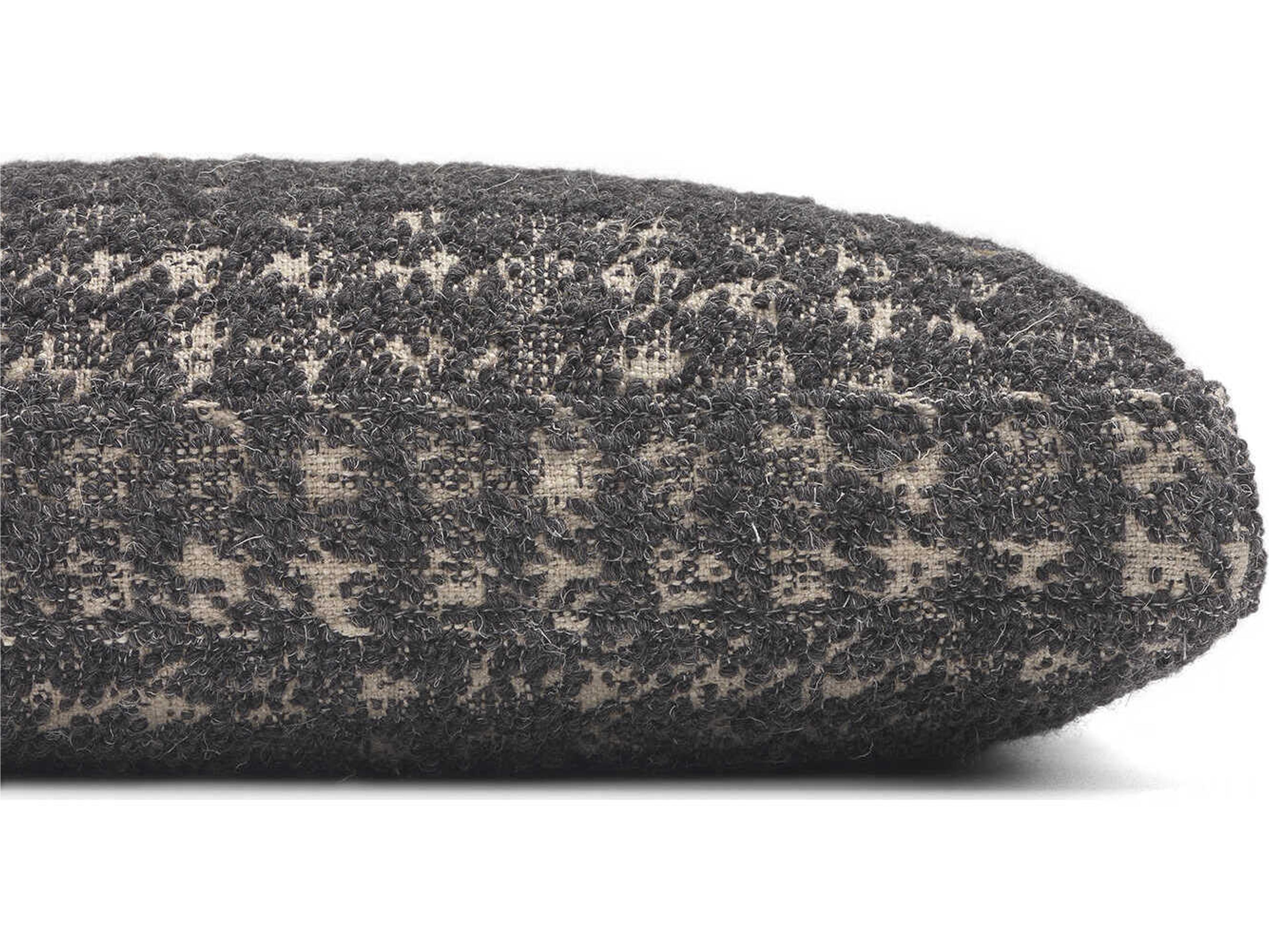 Kartell Largo Jacquard Gray 19" x 14" Pillow