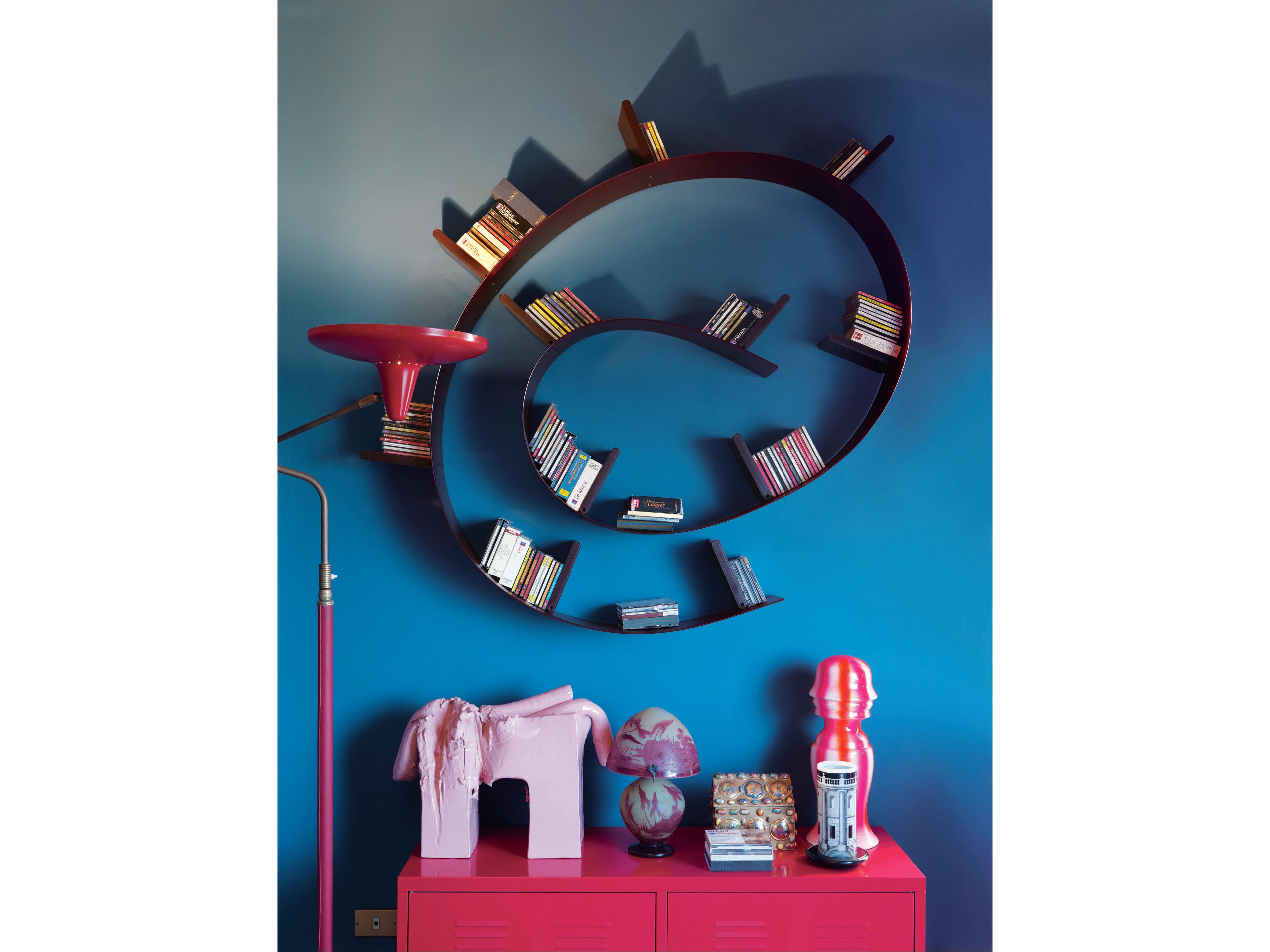 Kartell Bookworm Wine Red Bookcase