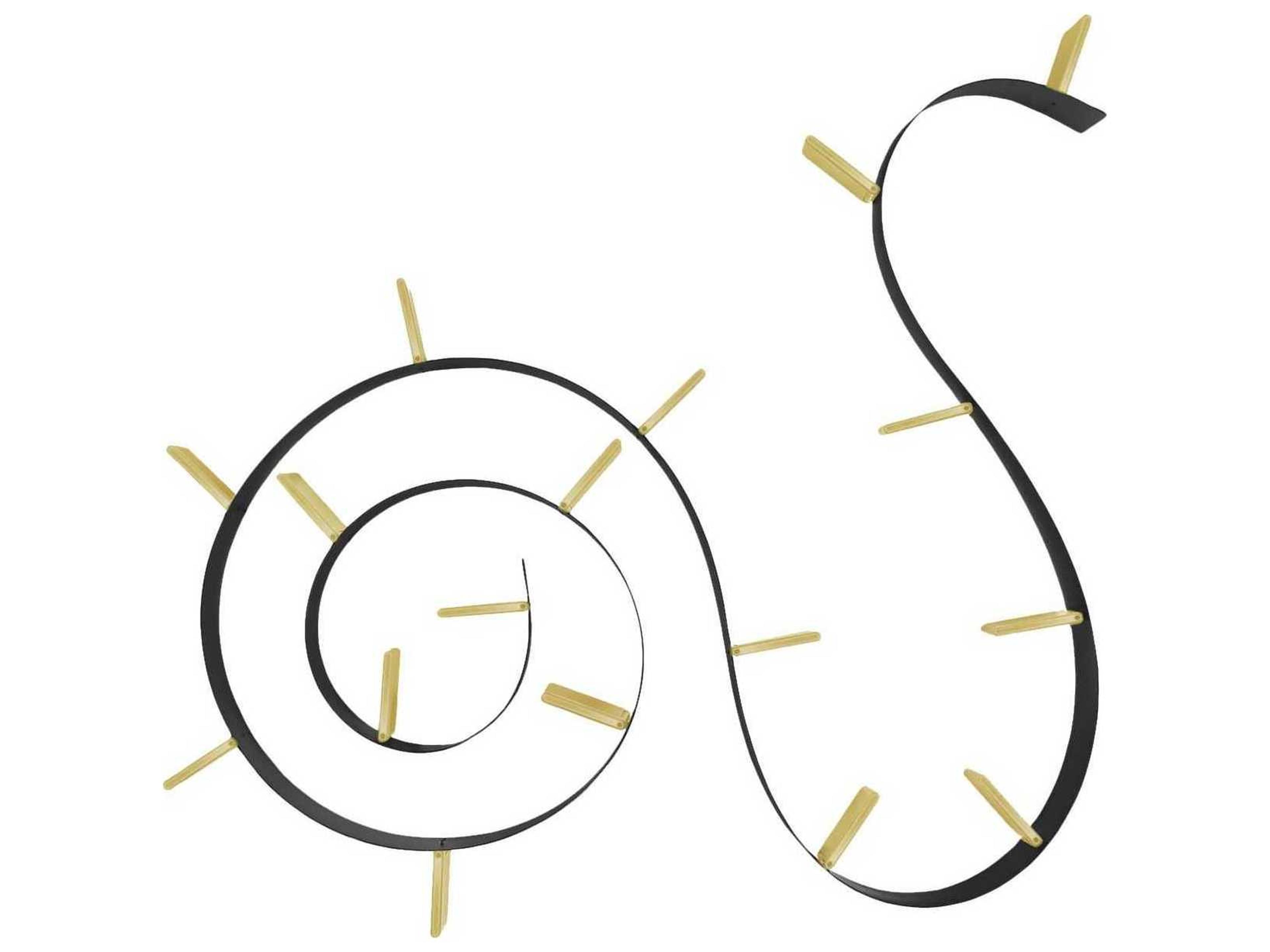 Kartell Bookworm Black Gold Bookcase