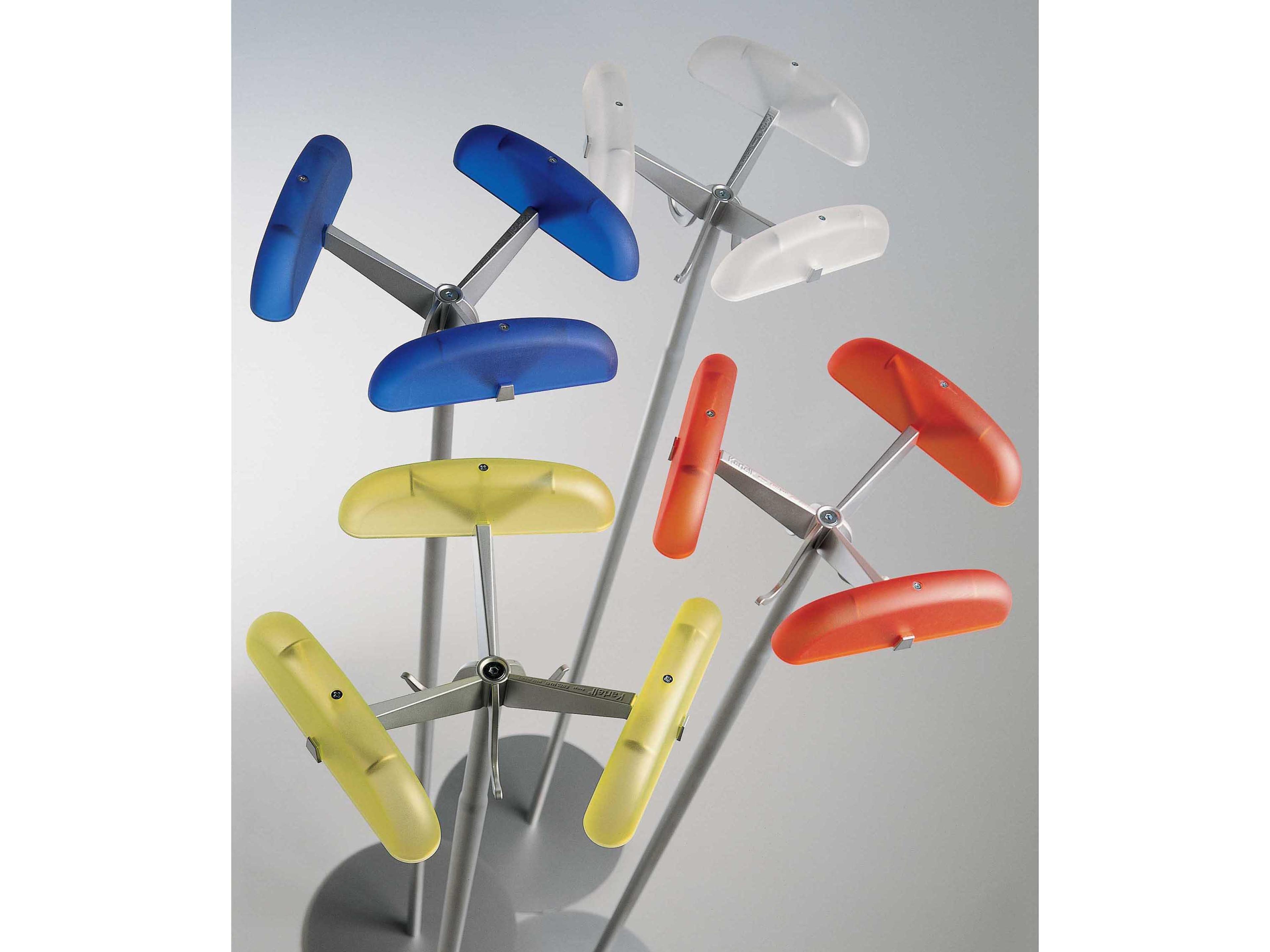 Kartell Alta Tensione Citron Yellow Standing Hanger
