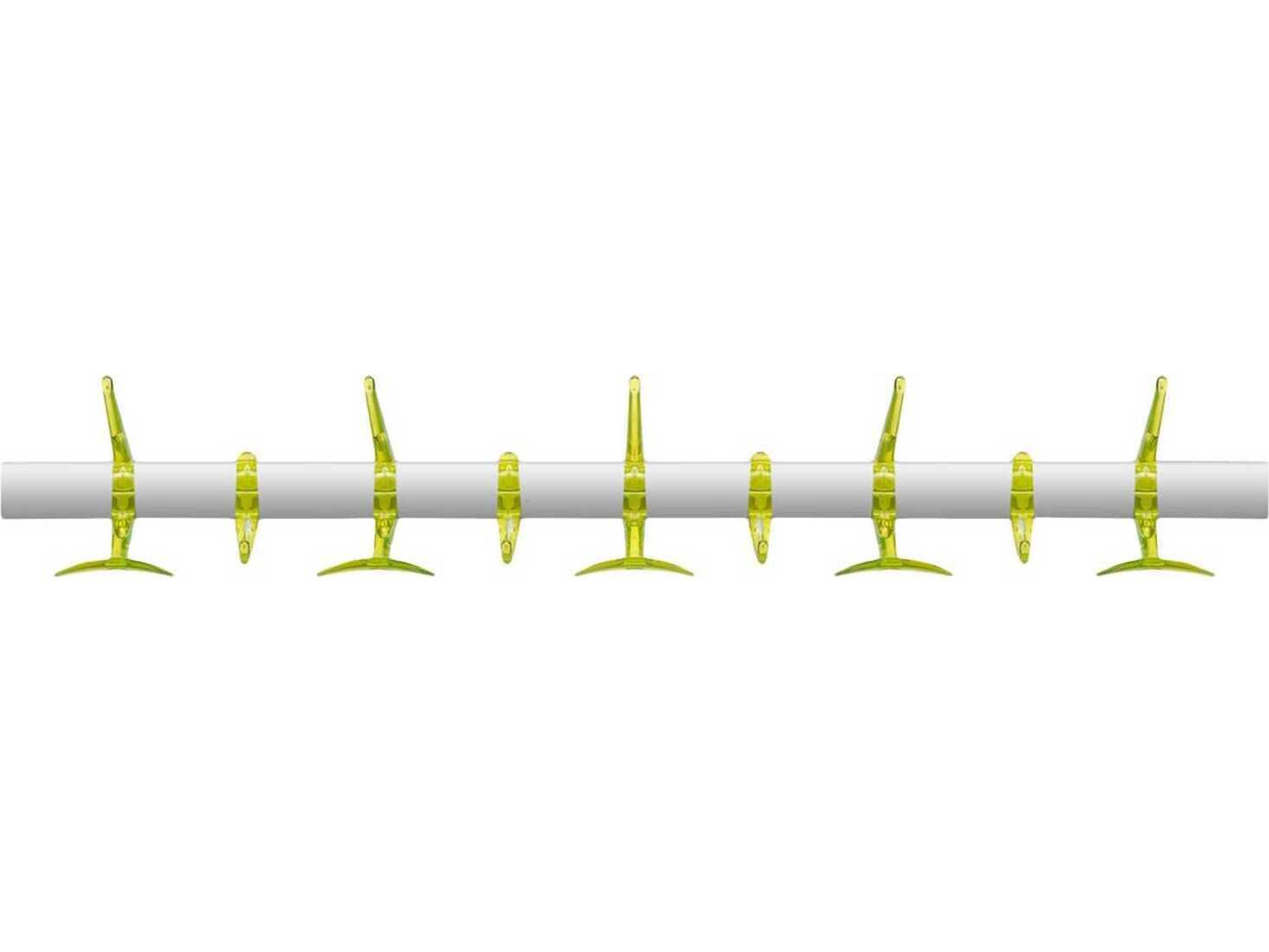 Hanger Citron Yellow Nine Hook Wall Hanger