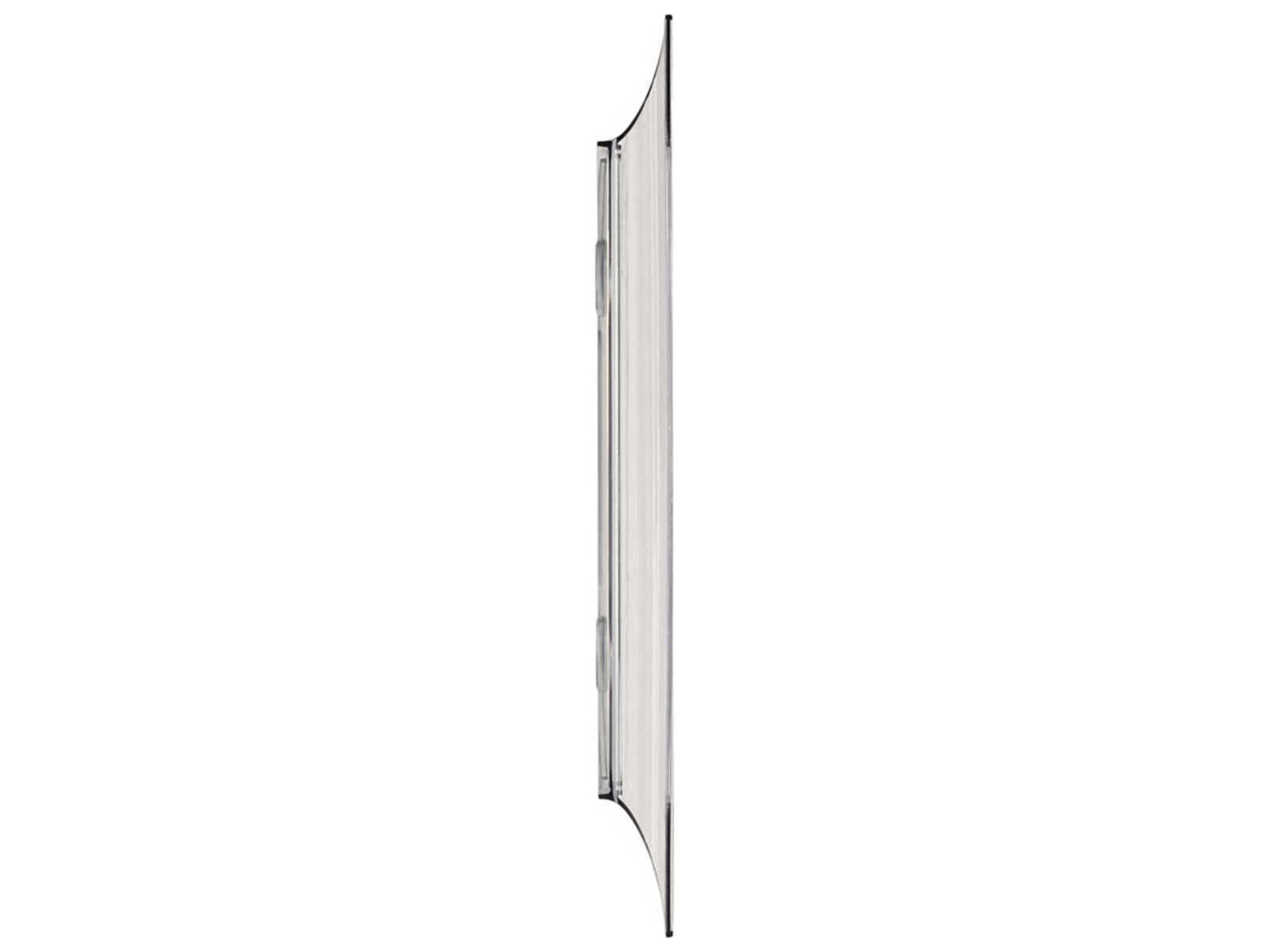 Kartell Francois Ghost Crystal Rectangular Wall Mirror