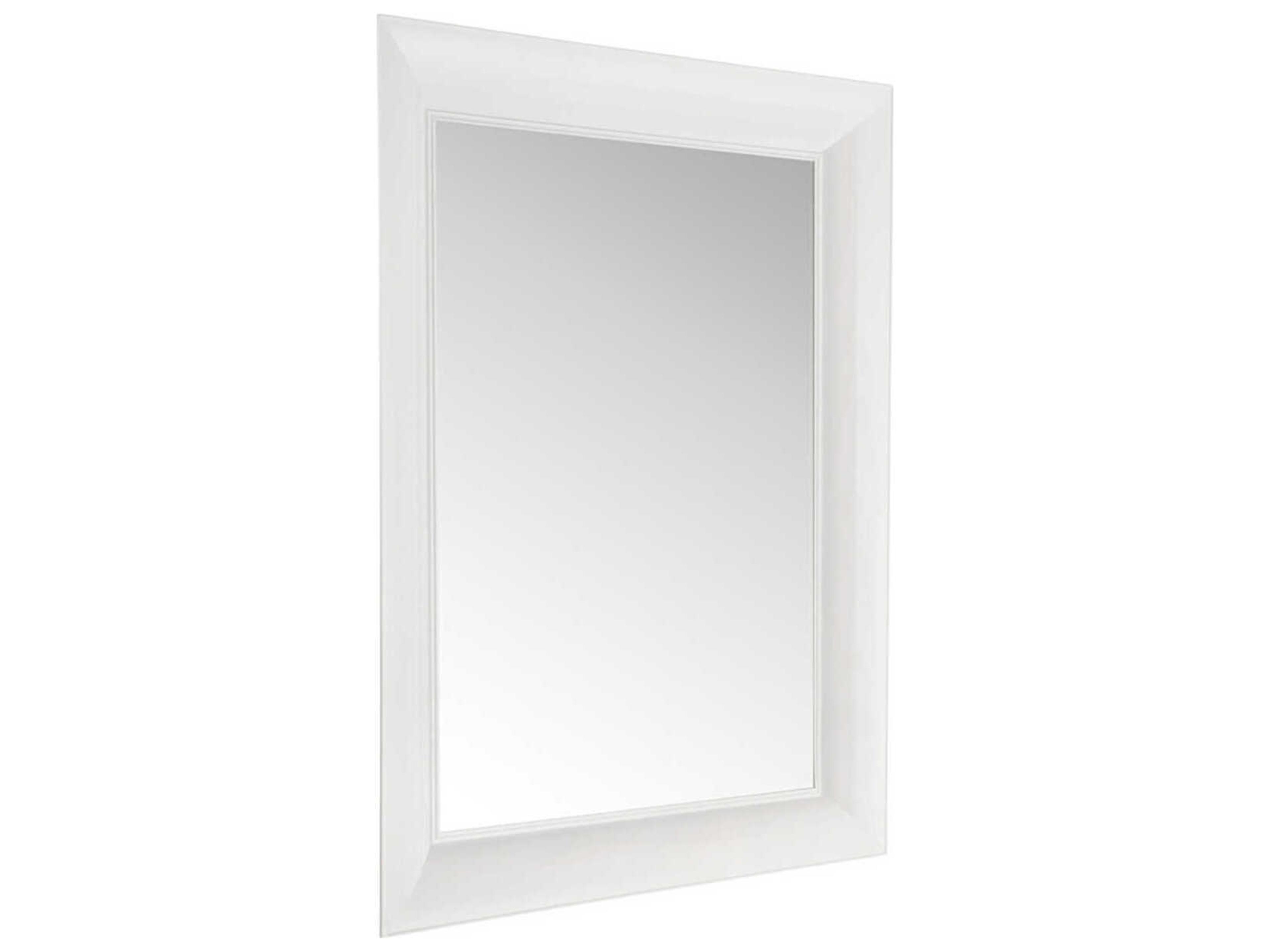 Kartell Francois Ghost White Rectangular Wall Mirror